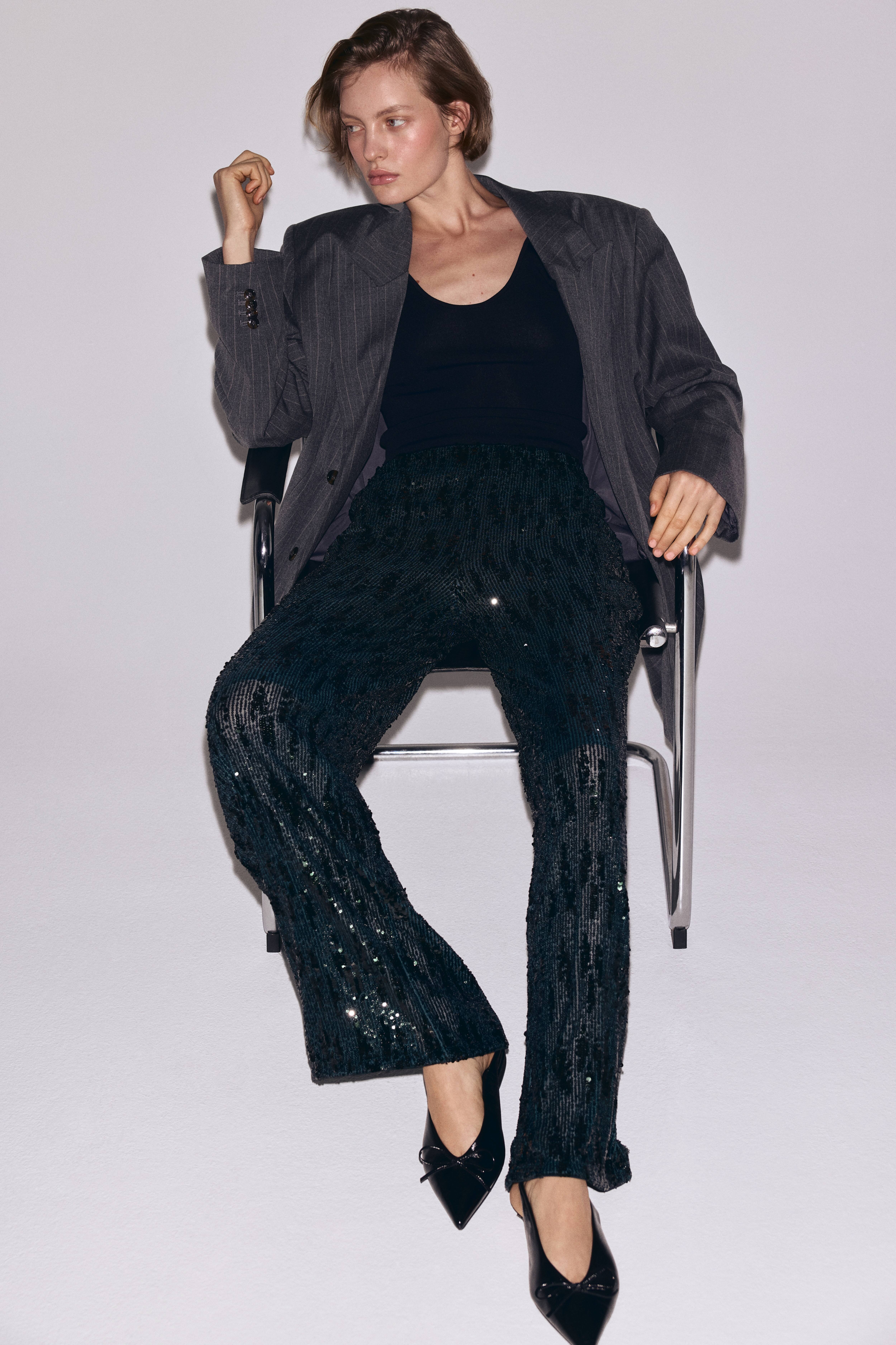 Sequined Pants