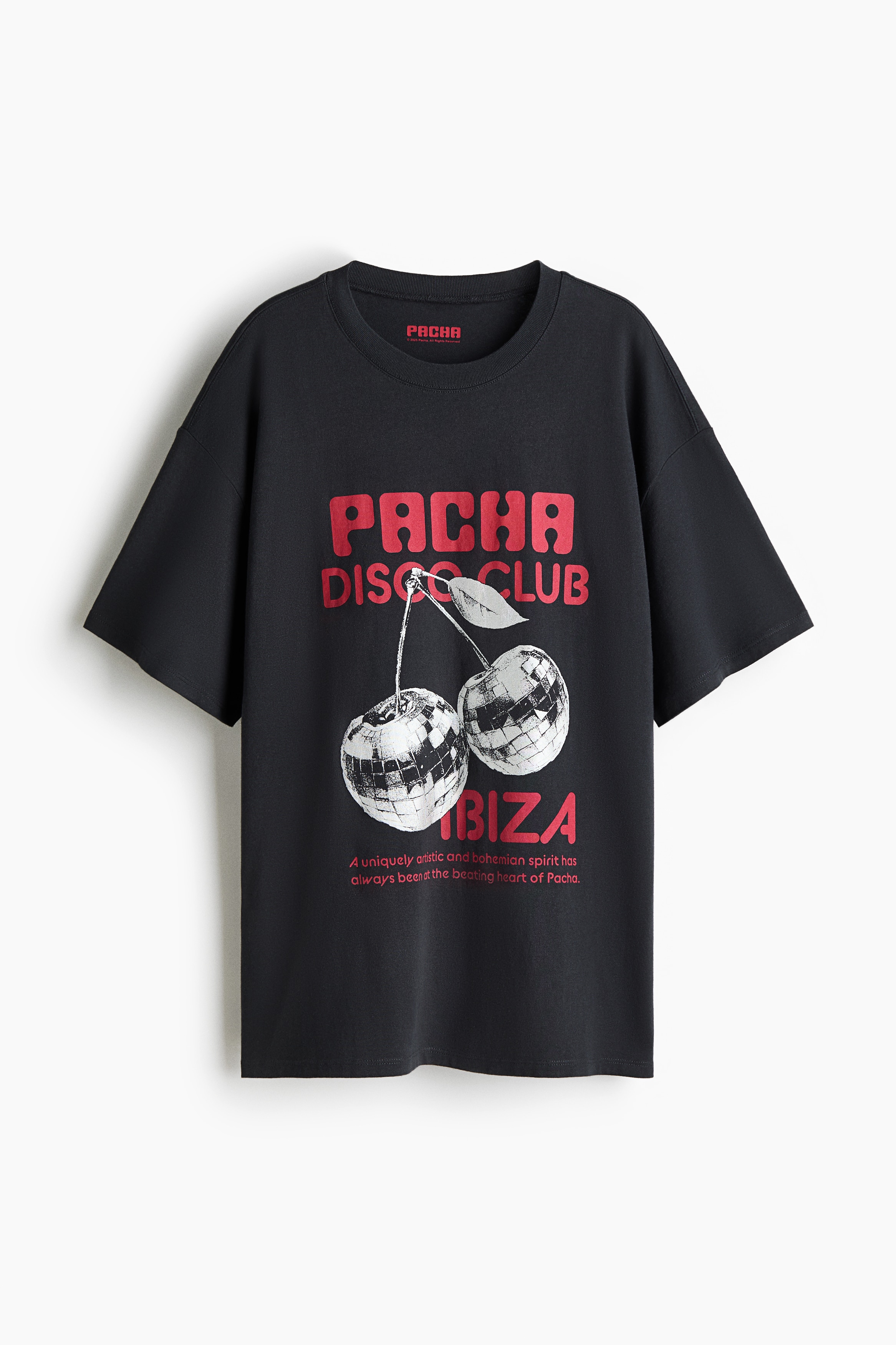 Oversized Printed T-Shirt - Dark gray/Pacha/Dark gray/Pacha/Light beige/Billie Eilish/White/Ford/Black/Billie Eilish/White/Selena Gomez/Cream/Pacha/White/Henri Matisse