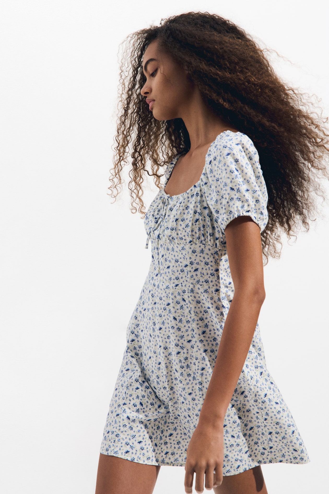 Puff-Sleeved Dress - image 3