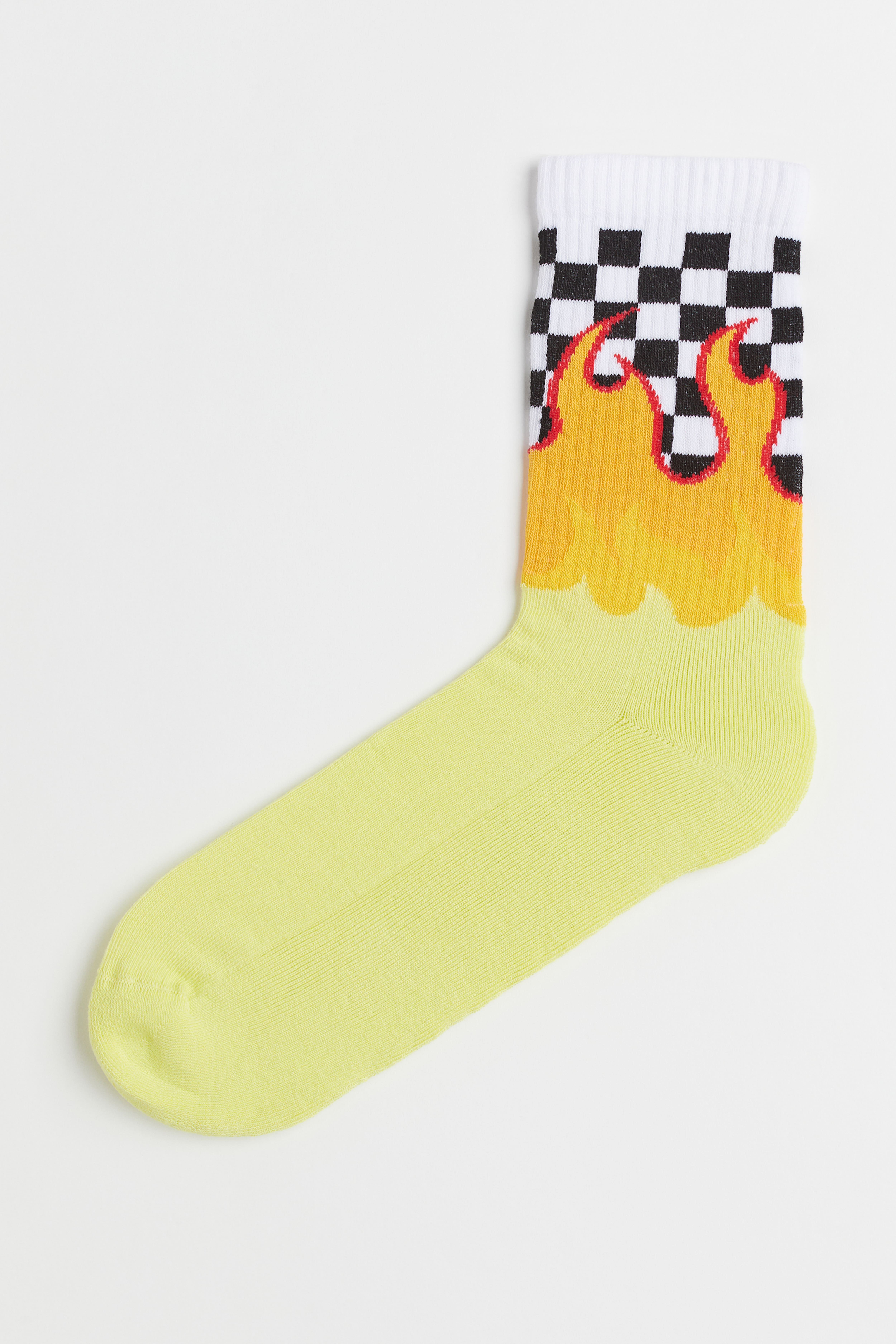 Chaussettes Jaune flammes HOMME H M BE