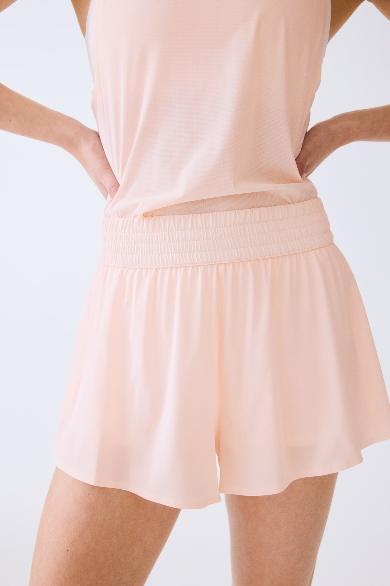 Short de sport double épaisseur - Blush/Noir/Gris argile foncé/Jaune beurre/Bleu amazonite/Lilas - 7