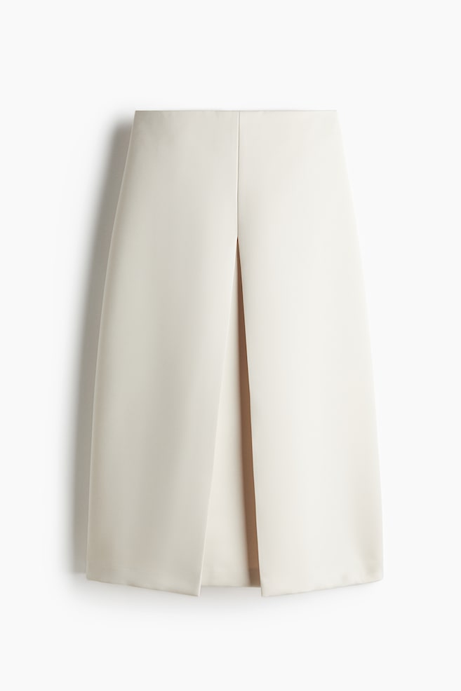 A-line skirt - Light beige - 1