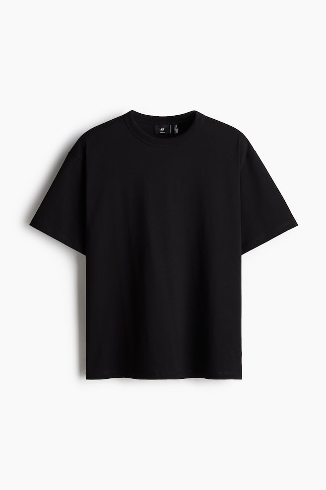 COOLMAX® Loose Fit T-shirt - Black/Dark grey - 1