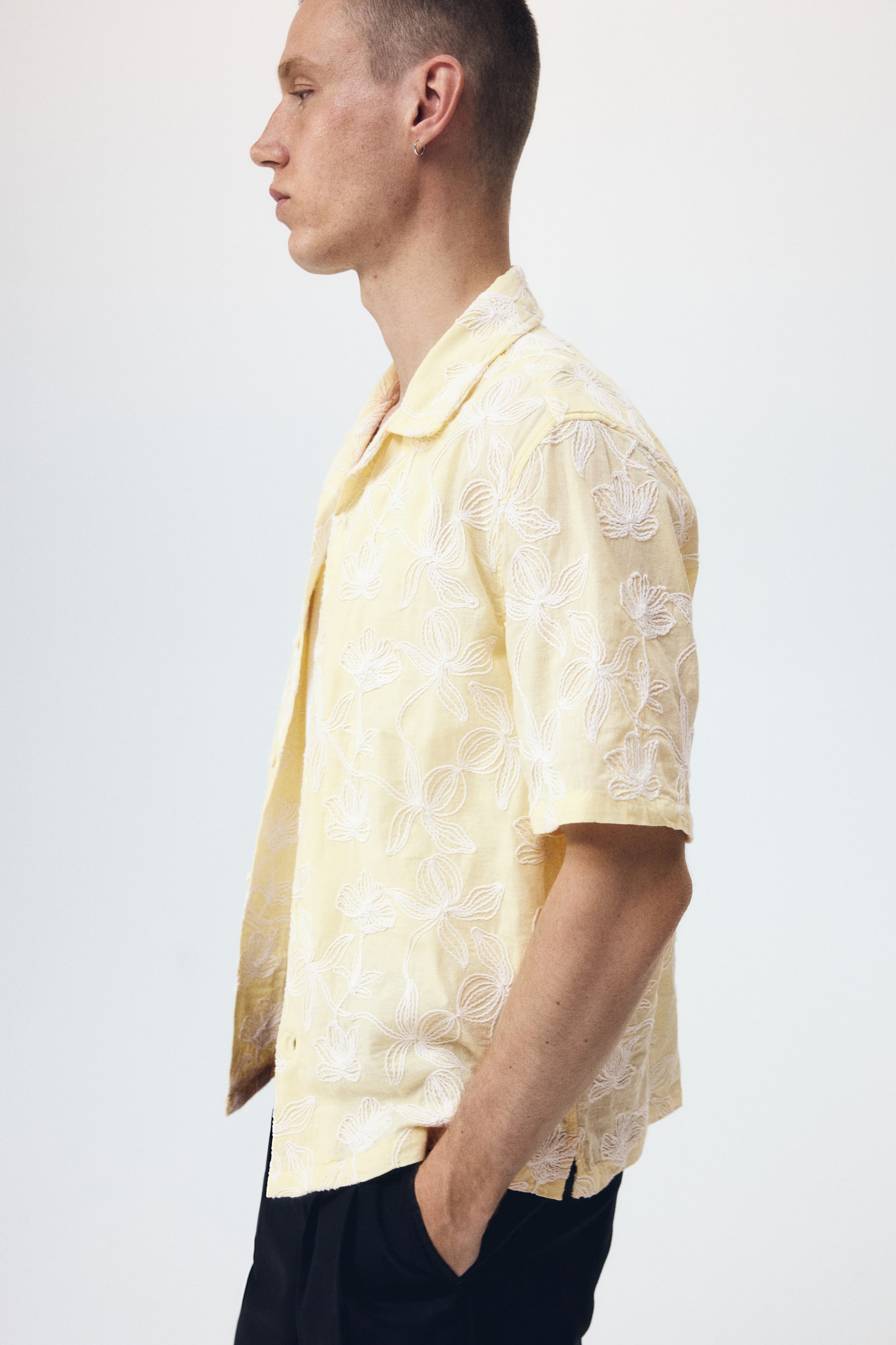 Regular-Fit Embroidered Resort Shirt