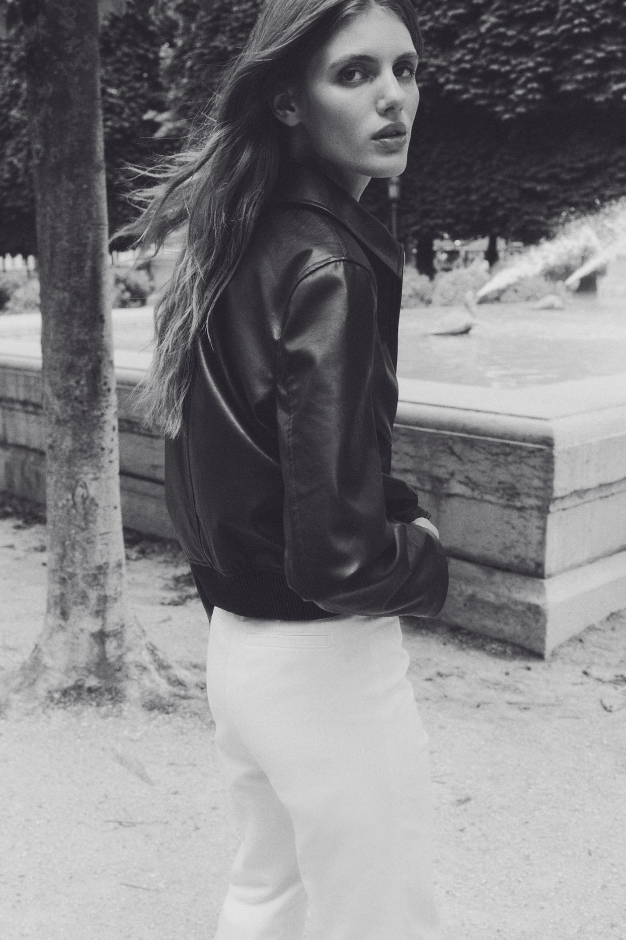 Flared Twill Pants - image 4