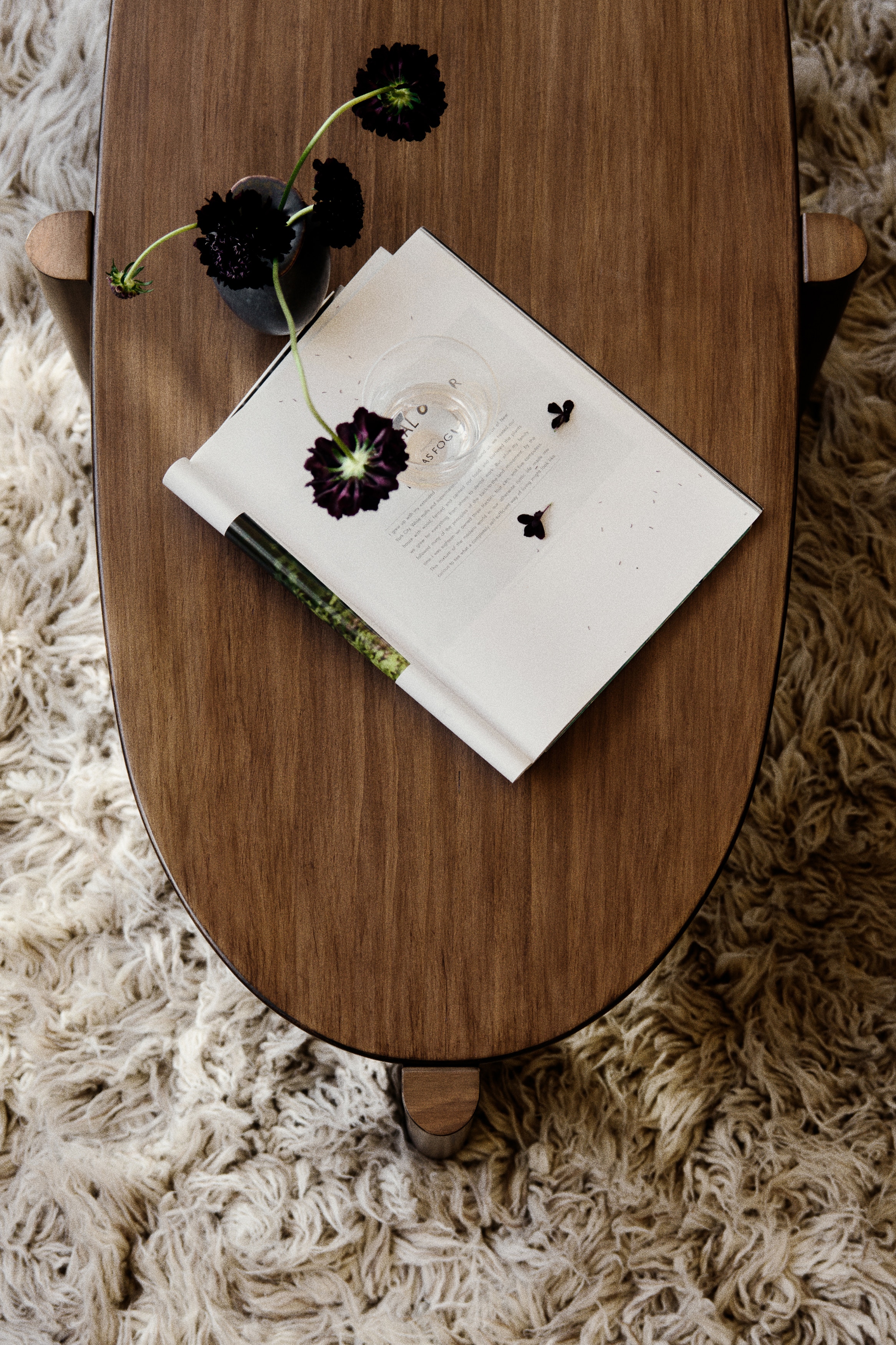 Houten salontafel - Bruin