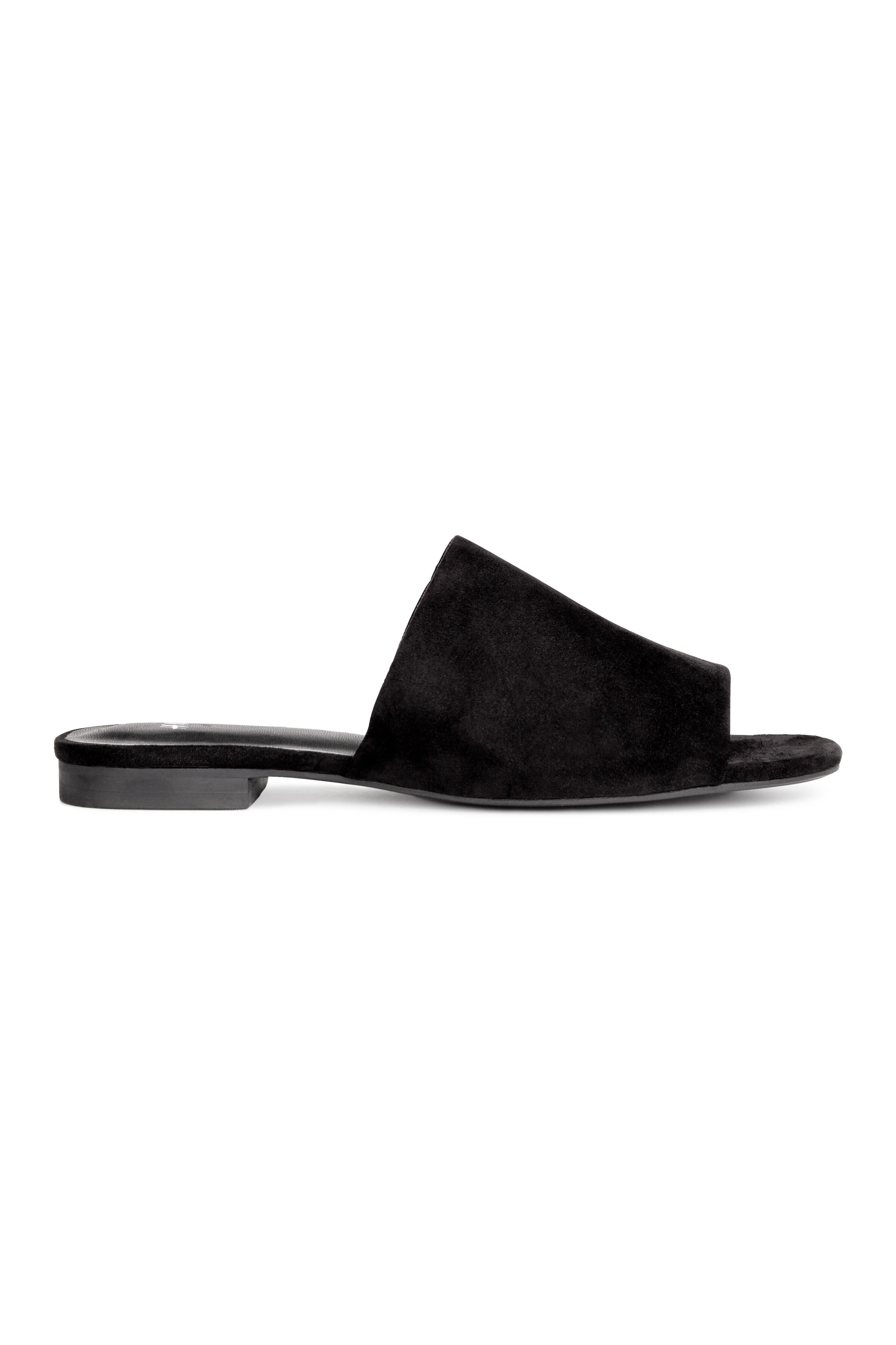Grotere afbeelding bekijken: Slip-in sandalen - Zwart - DAMES | H&M NL 1