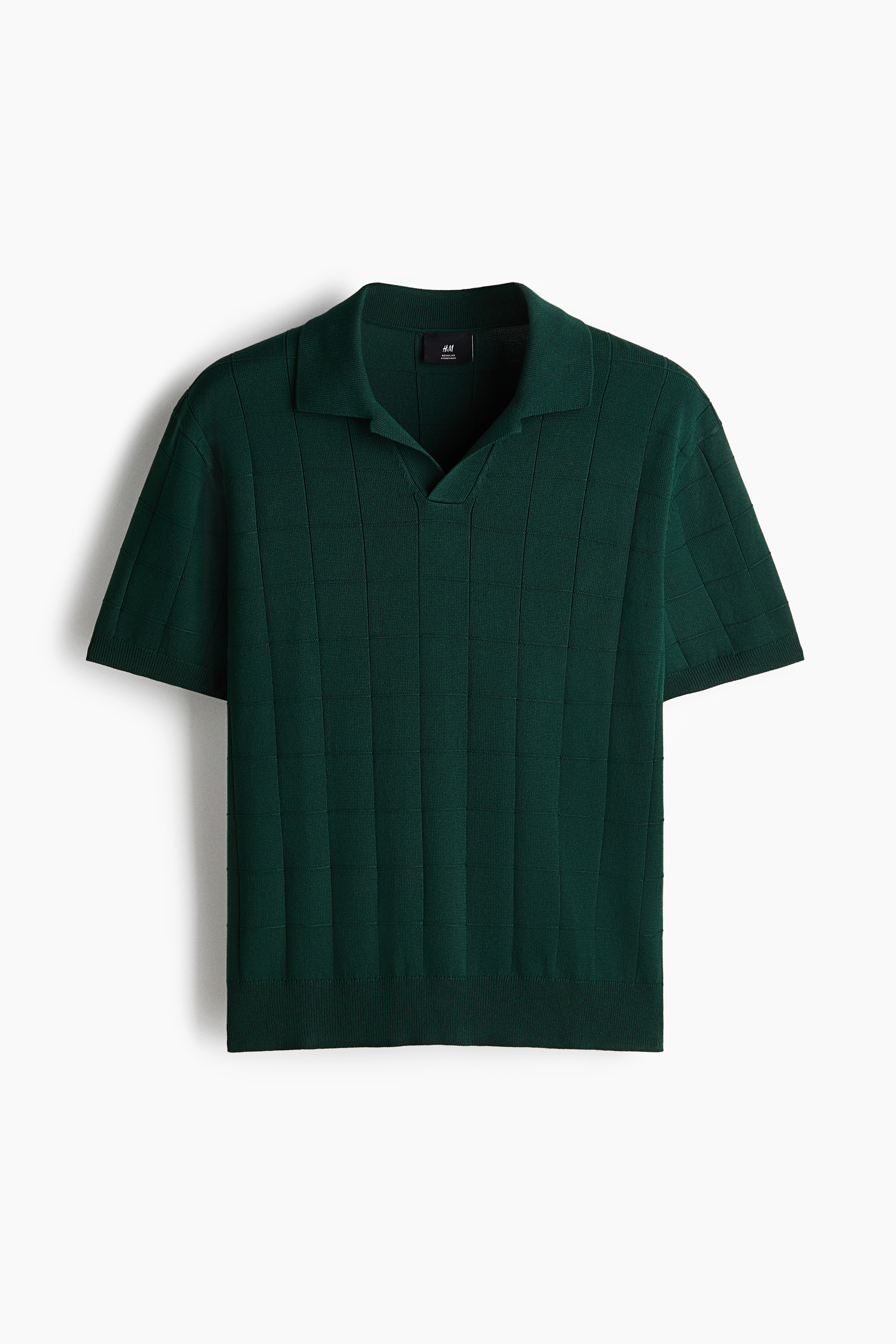 Regular Fit Polo shirt - Dark green/Cream