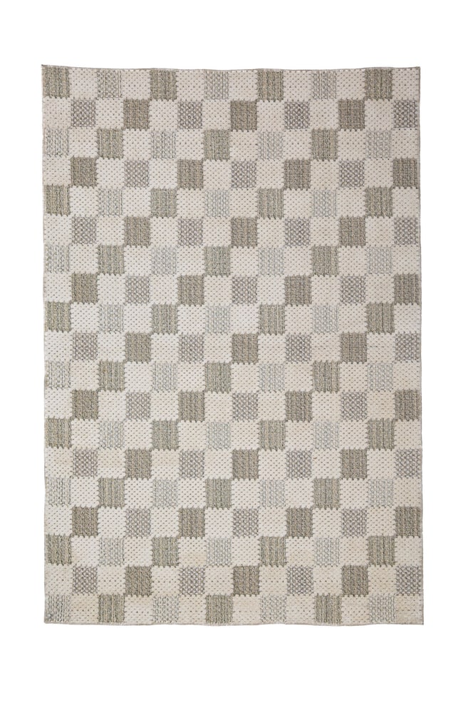 Muted Tapis À Damier Lavable - Vert/Bleu - 1