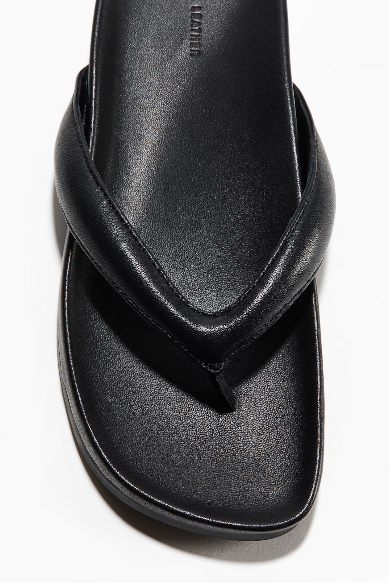Leather Flip-Flops - image 3