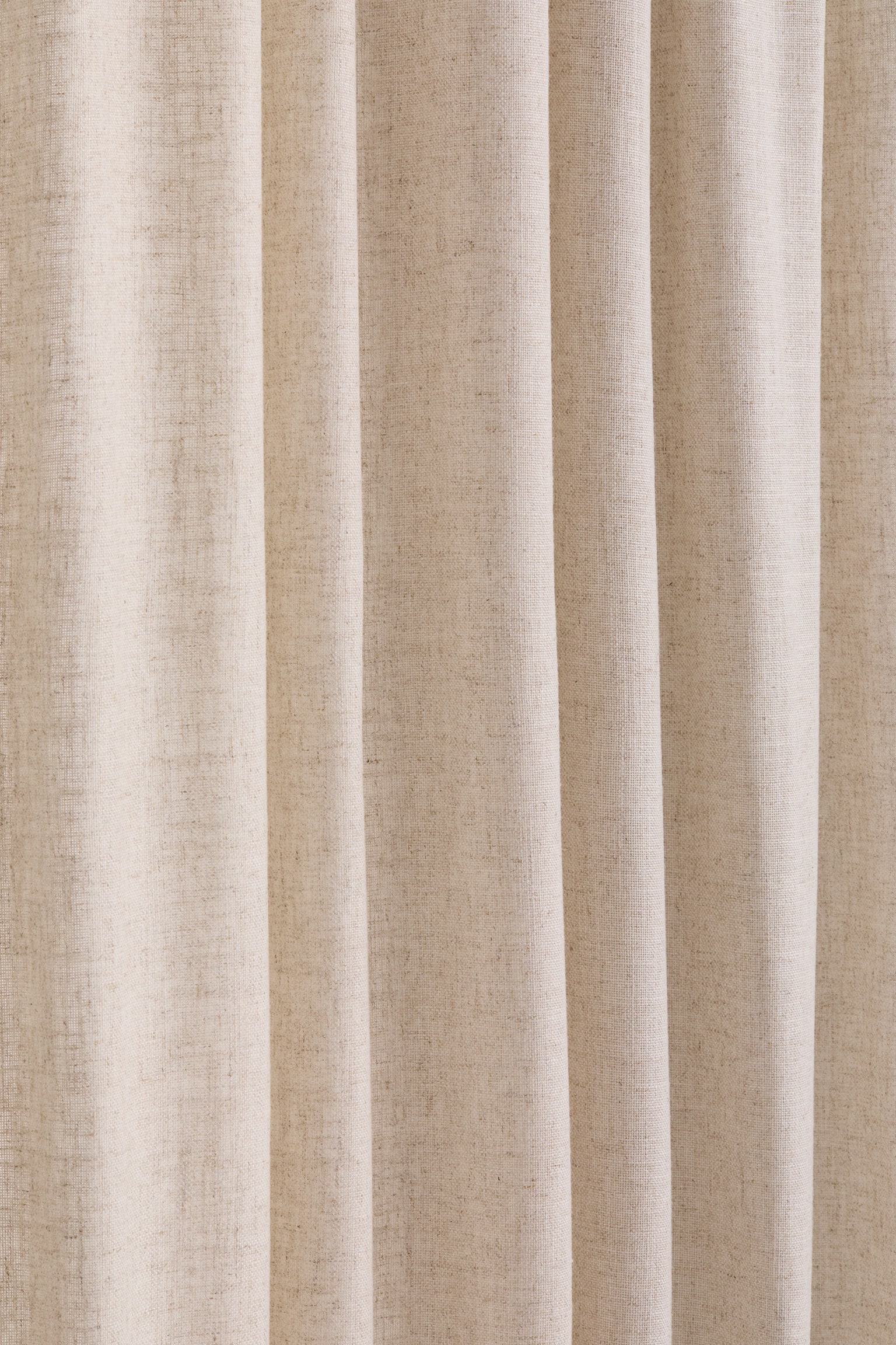 2-pack linen-blend curtain lengths - Beige - 3