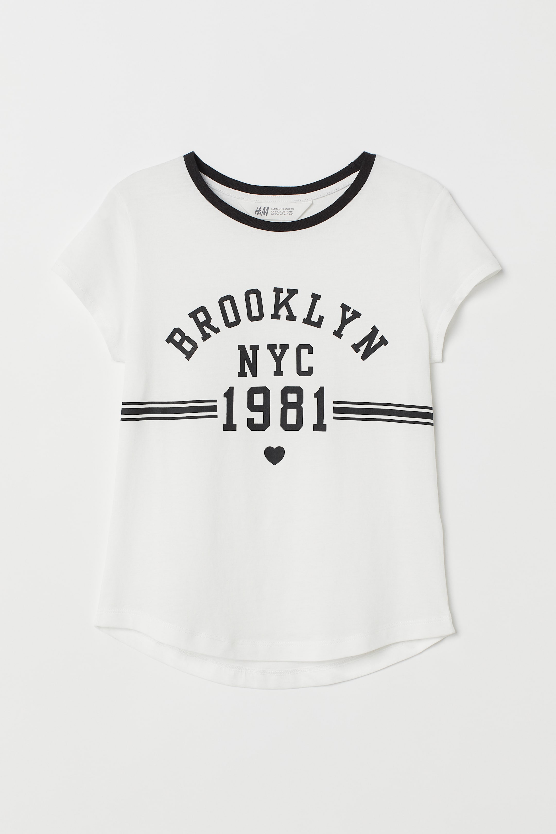 Größeres Bild ansehen: T-Shirt mit Druck - Weiß/Brooklyn - Kids | H&M DE 1