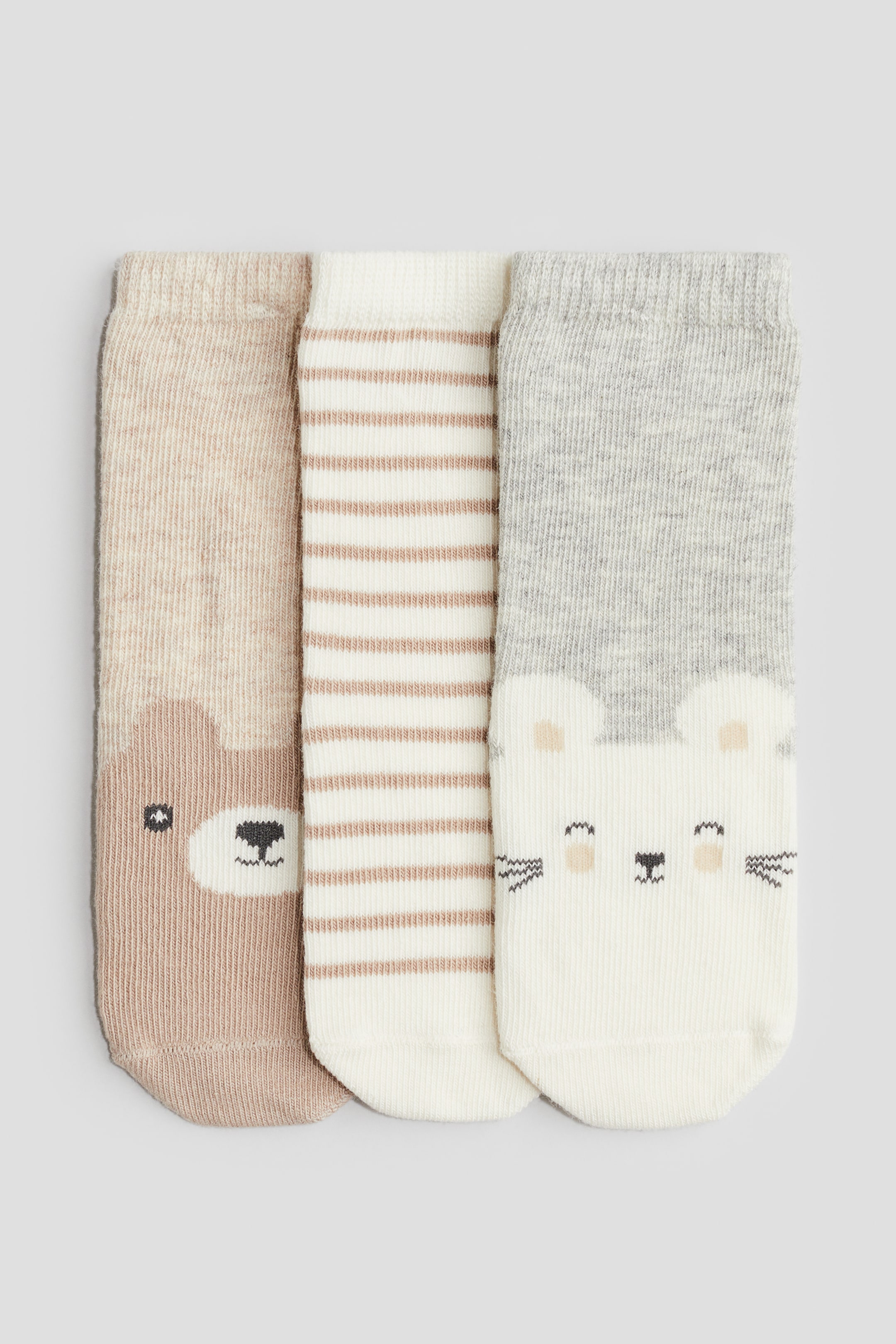 3-pack Non-slip Socks