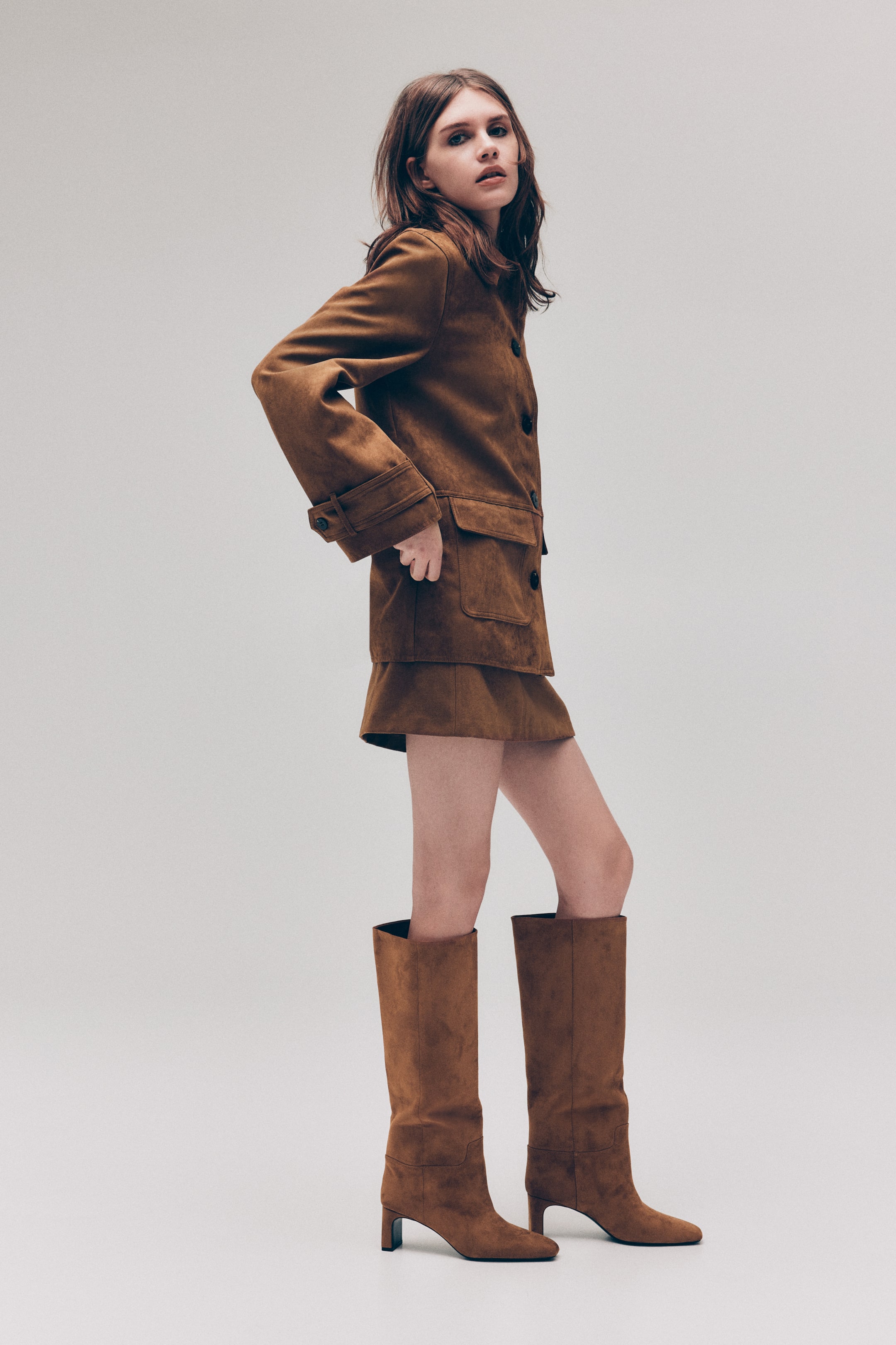 View larger image: Collared jacket - Dark beige - Ladies | H&M GB 3