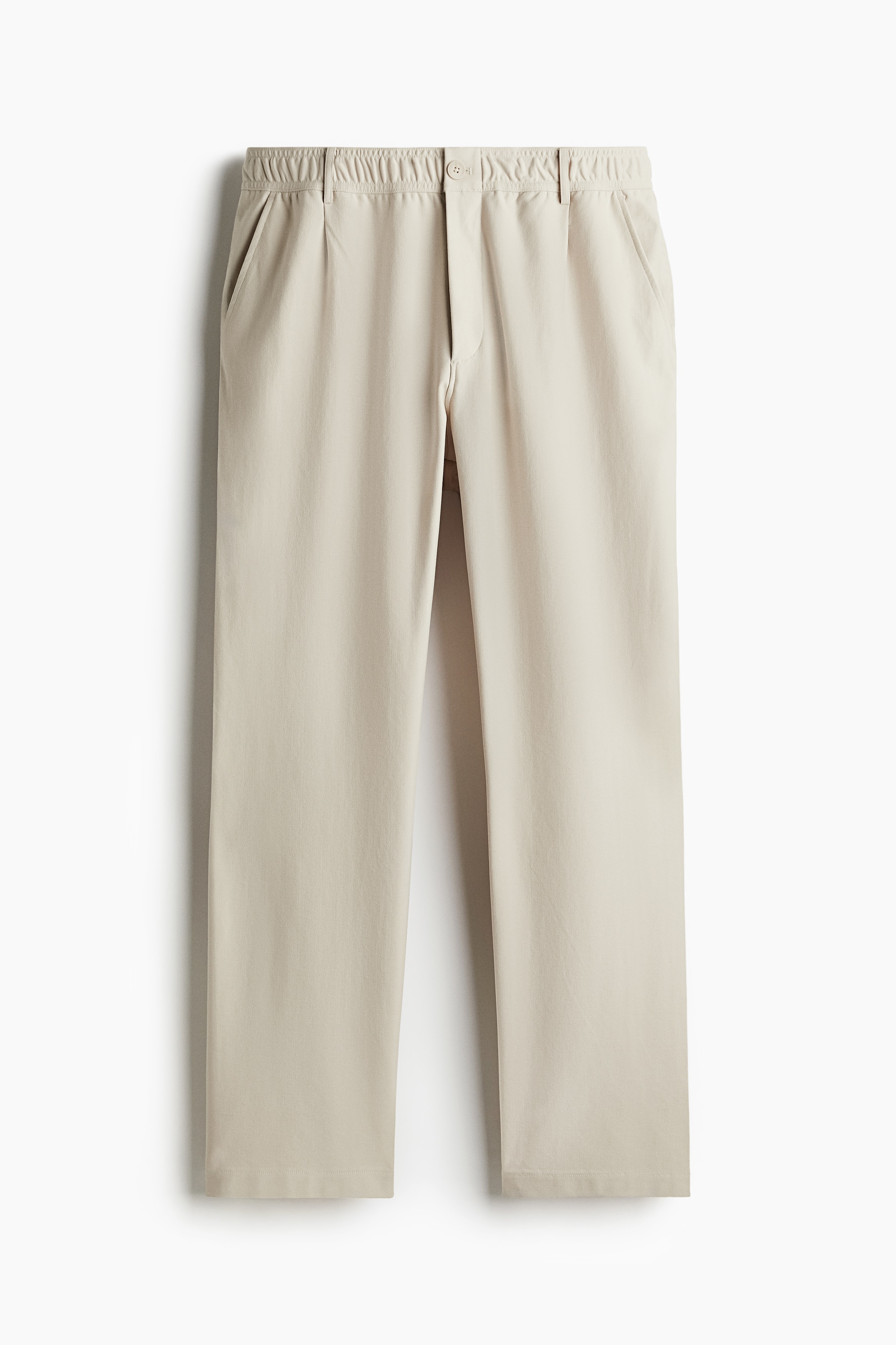 Men's Light beige Regular Fit Twill Pants | H&M US