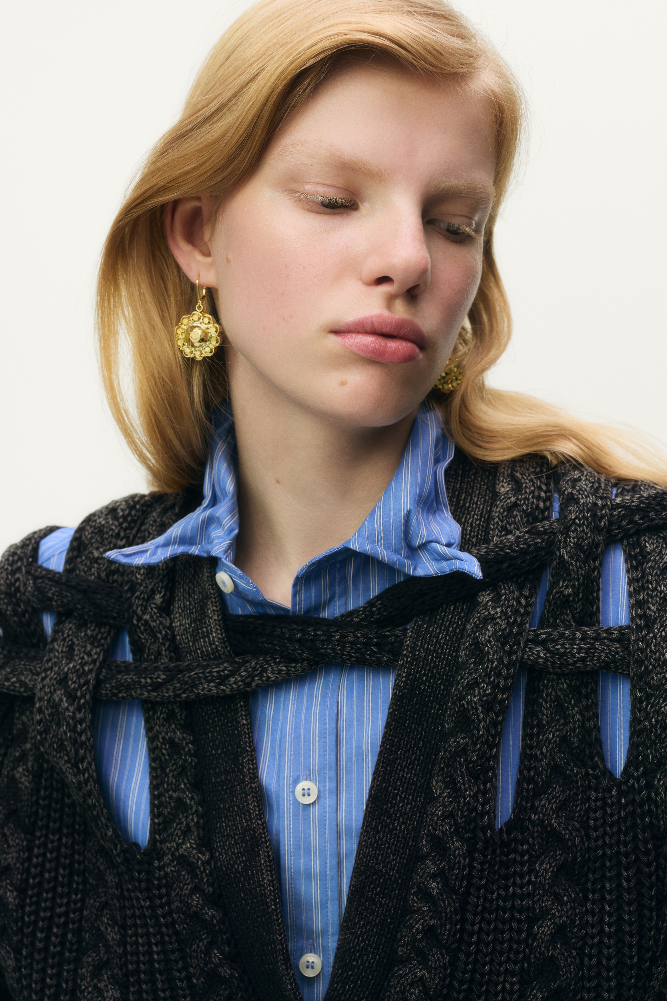 Cable-Knit Cardigan - Black - Ladies | H&M US