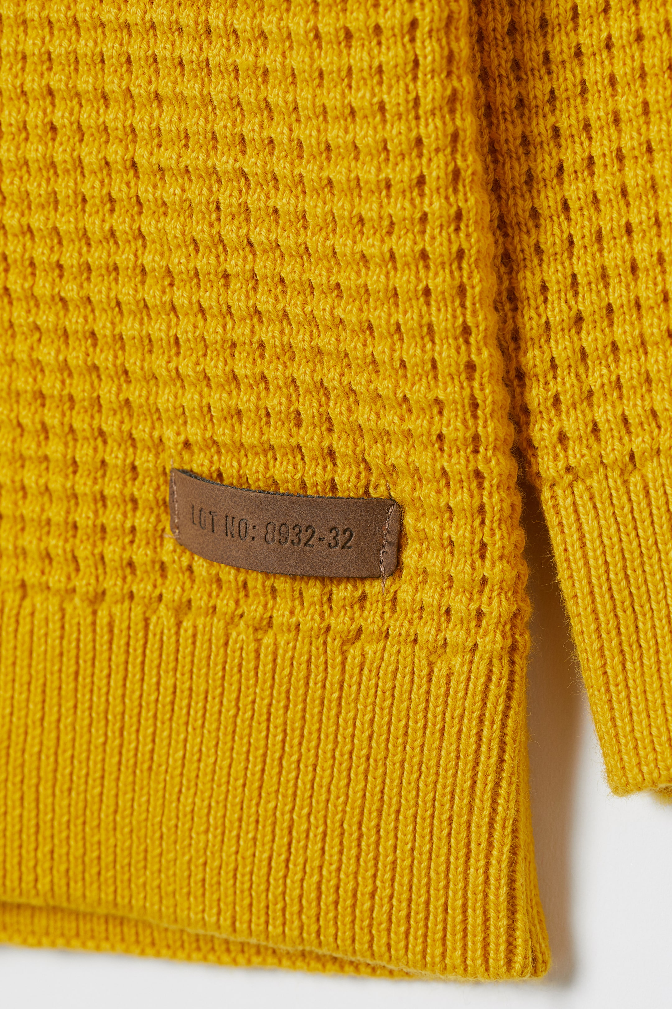 View larger image: Waffle-knit jumper - Yellow - Kids | H&M HK 2