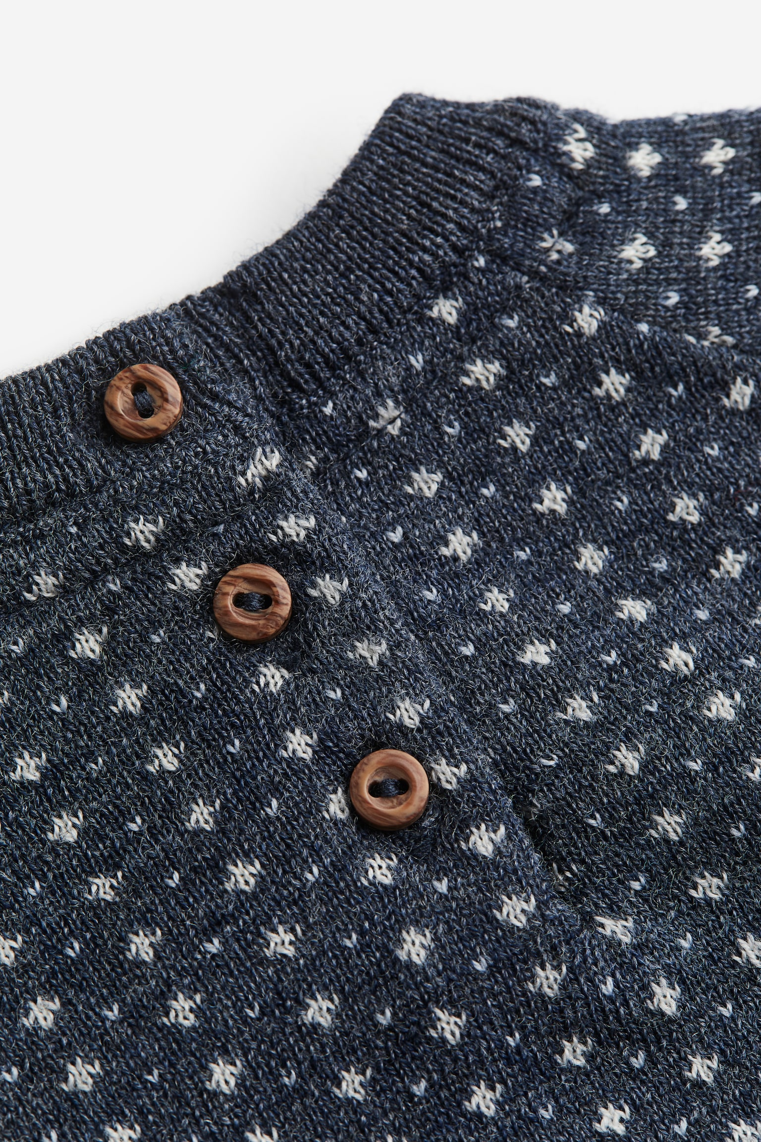 Wool jumper and trousers - Dark blue/Patterned - 2