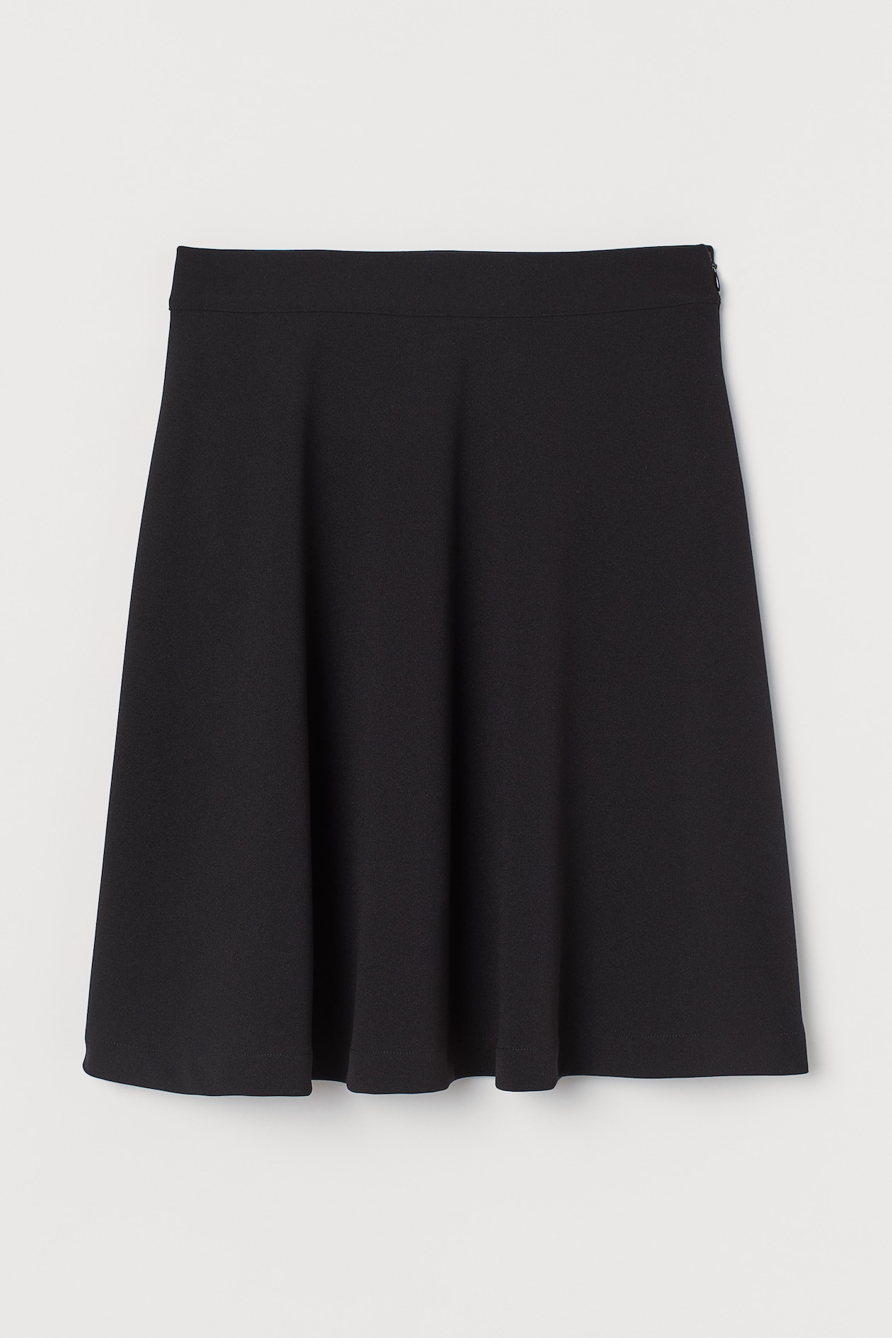 Skater skirt - High waist - Short - Black - Ladies | H&M GB