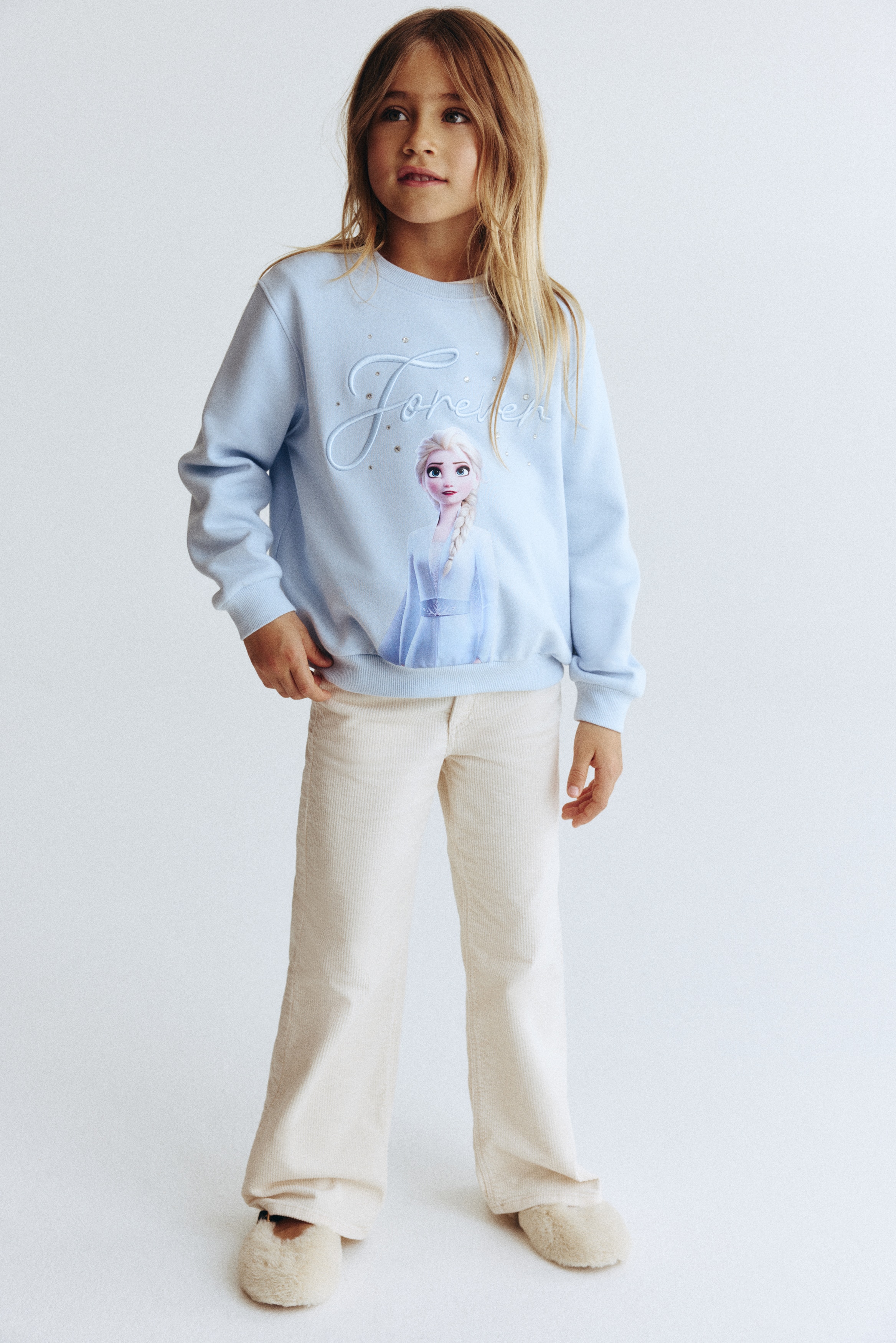 H & M - デザインスウェットシャツ - ブルー