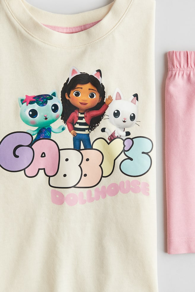 Pigiama in jersey stampato-Rosa/Casa bambole di Gabby - 2