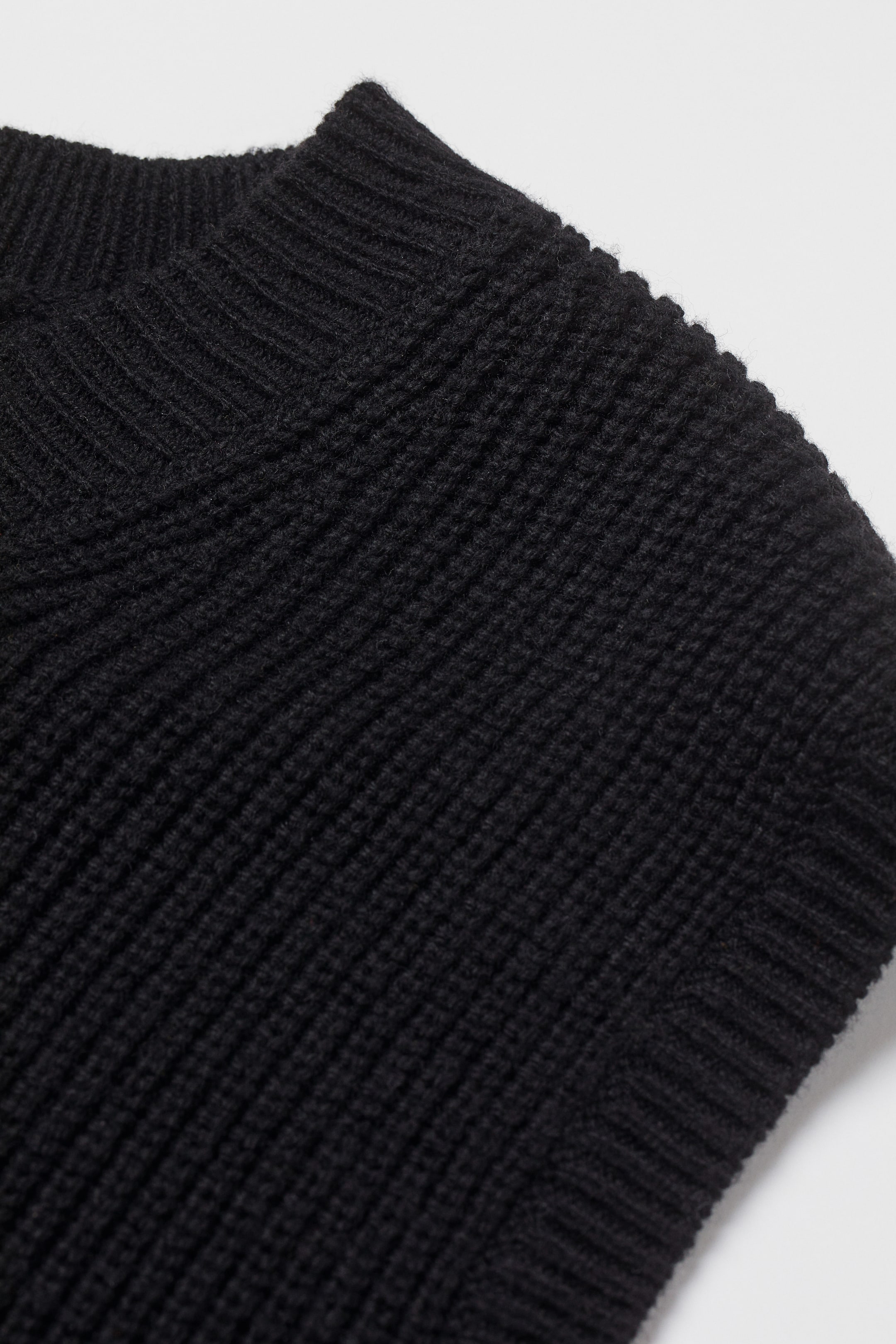 View larger image: Regular Fit Sweater Vest - Black - Men | H&M US 2