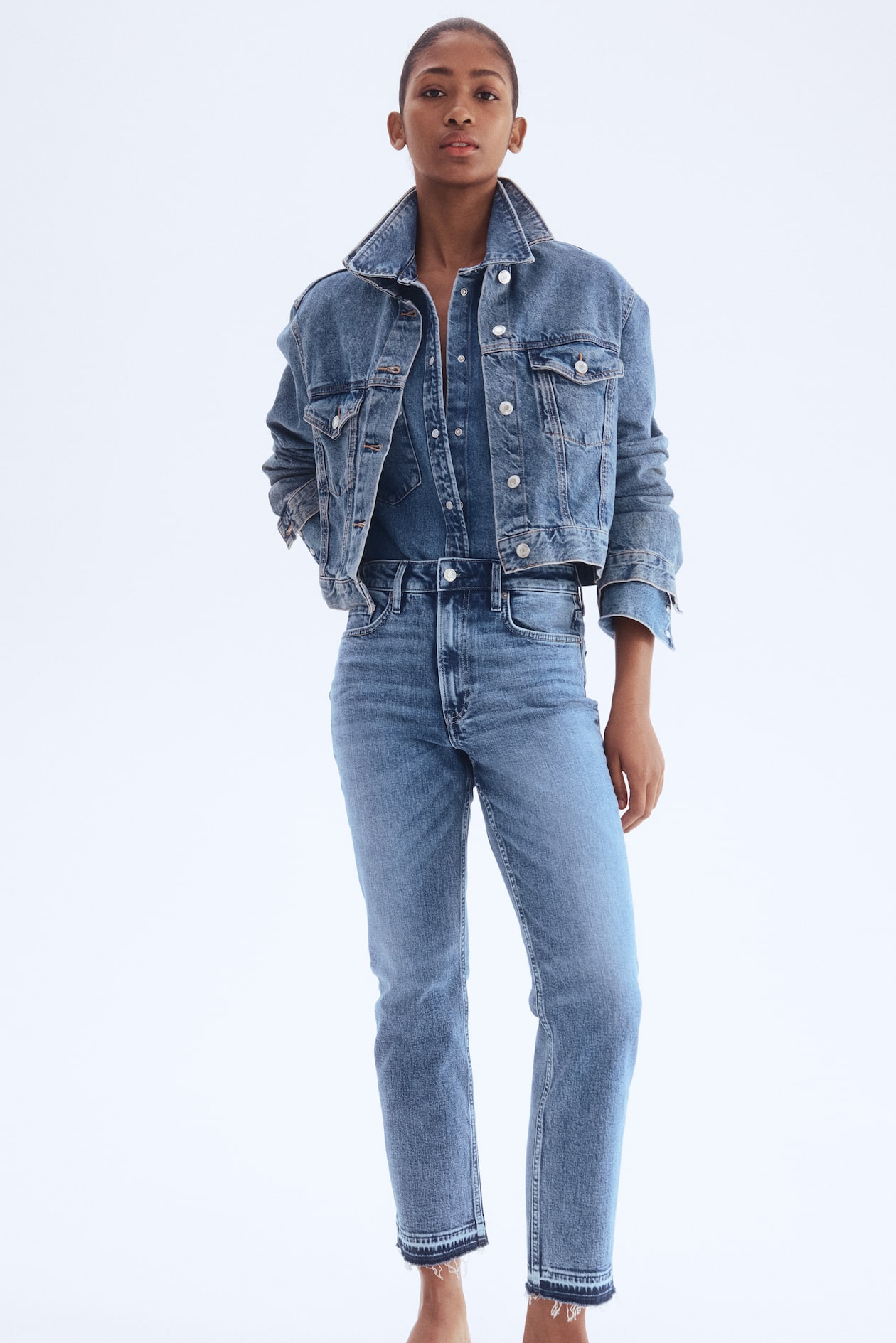 Slim Straight High Ankle Jeans - image 4