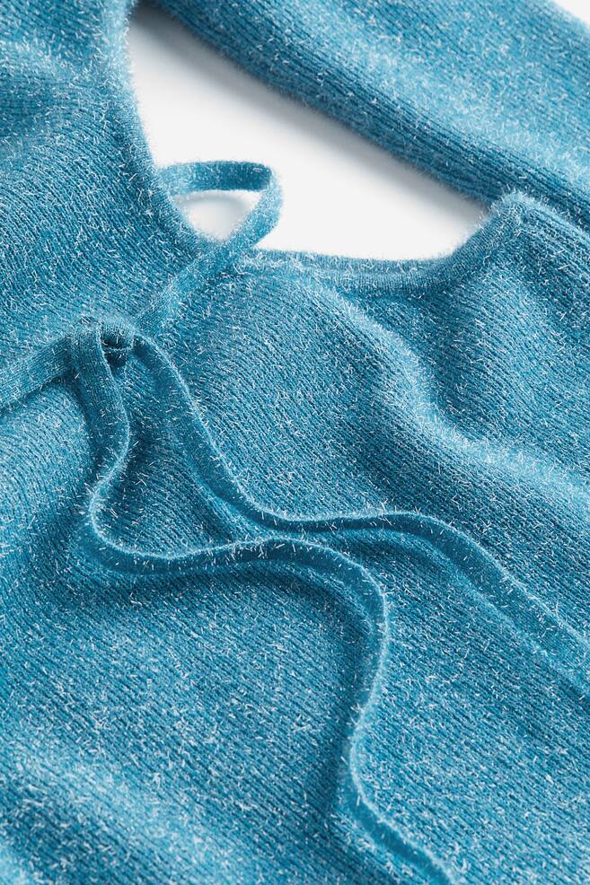 ROTATE x H&M Glitter Mini Dress - Dusk Blue - 5