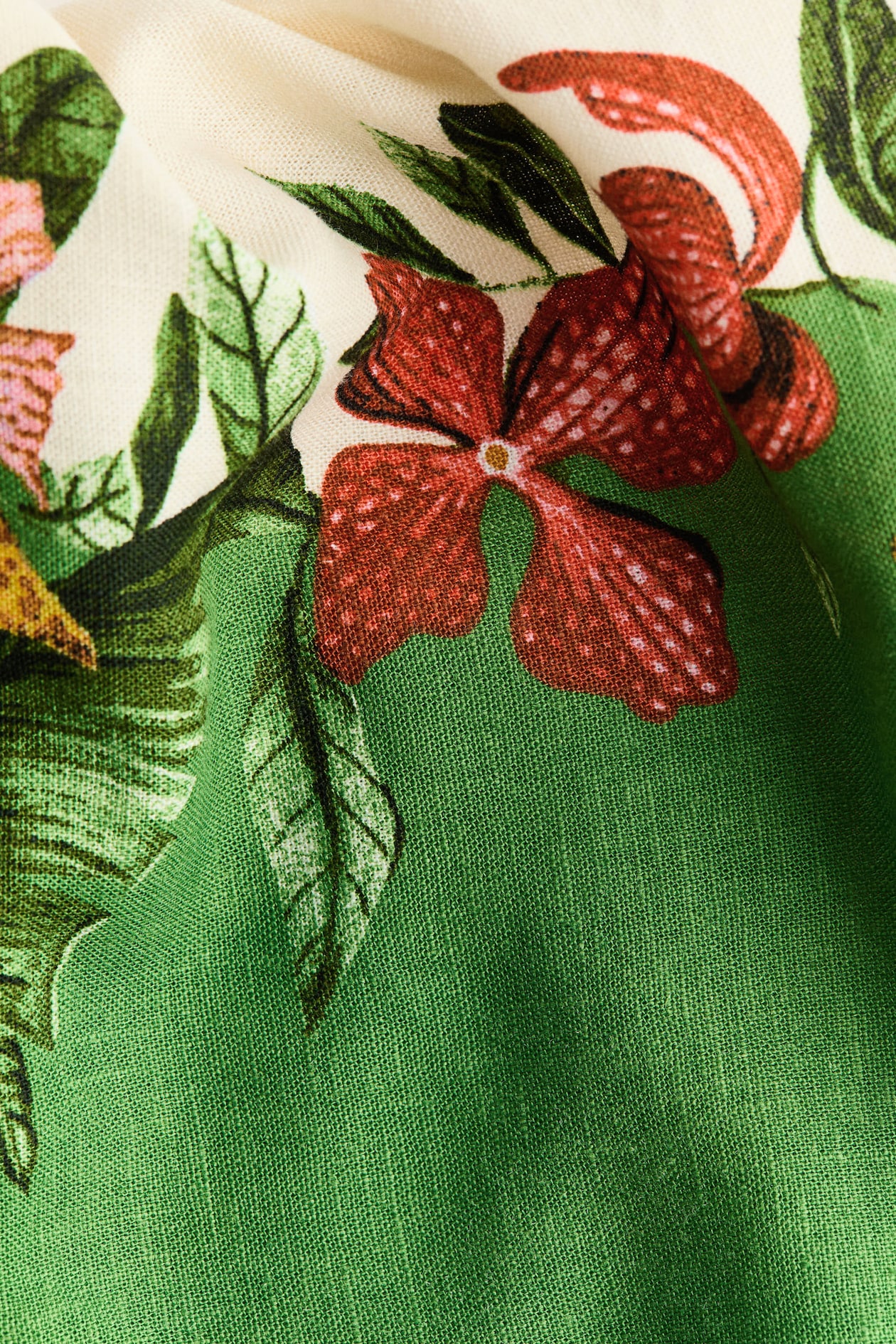 Linen-Blend Halterneck Dress - image 3