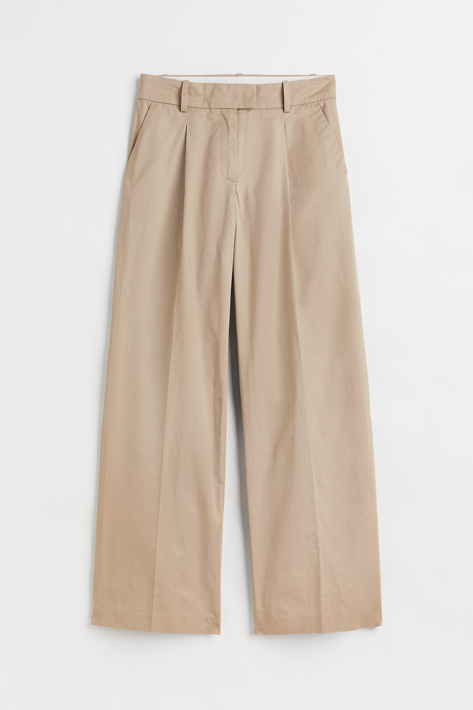 Cotton Twill Chinos - Beige - 1