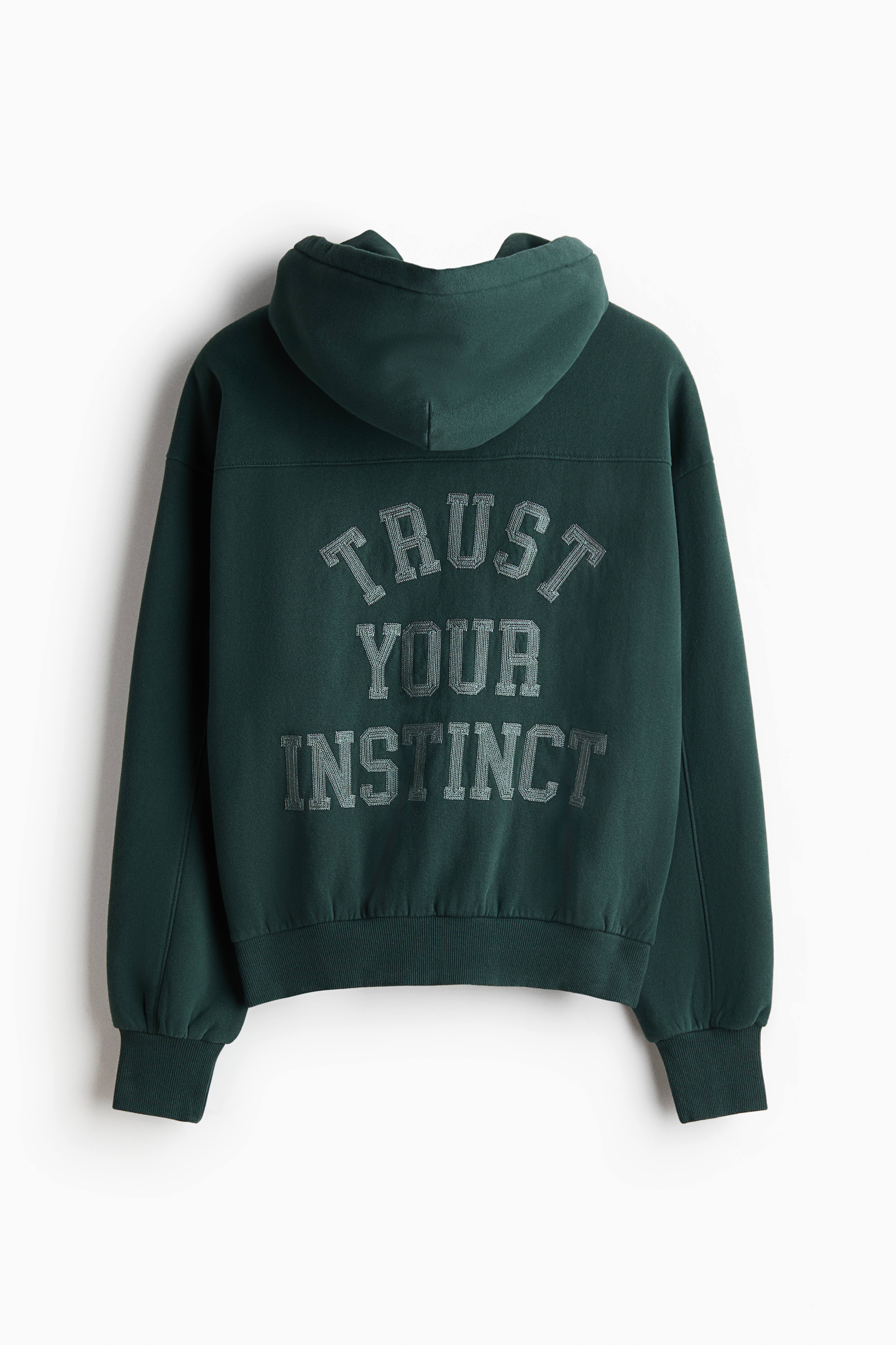 Oversized Printed Hoodie