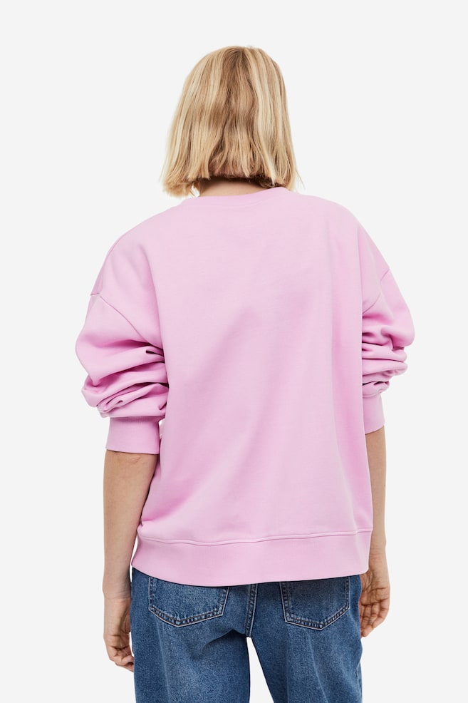 Crew-neck sweatshirt - Light pink/Amour/Cream/Marseille Soleil/Pink/Venice/Cream/Blue striped/dc/dc - 3