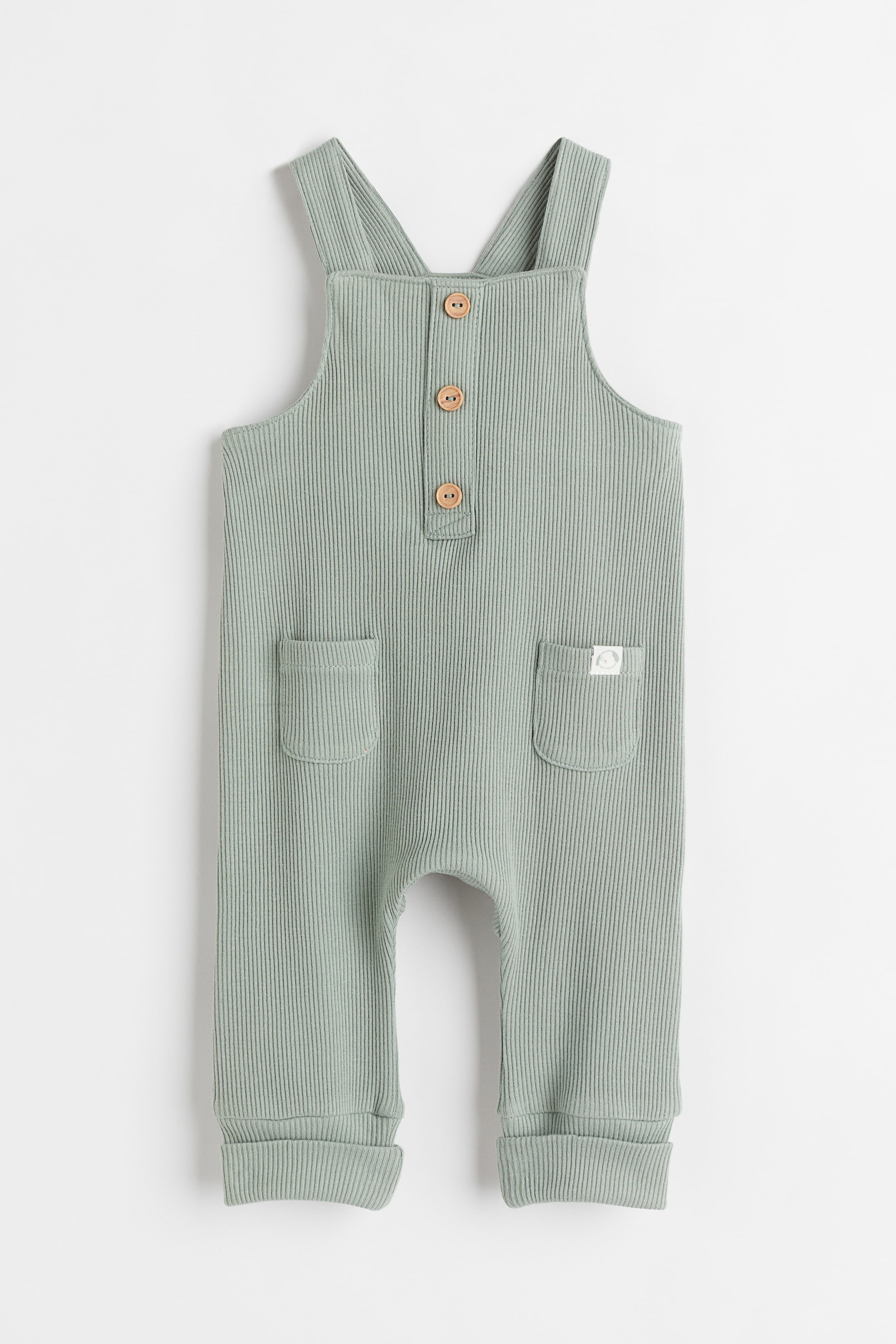 查看大圖: 無袖連身褲裝 - 鼠尾草綠 - Kids | H&M 1