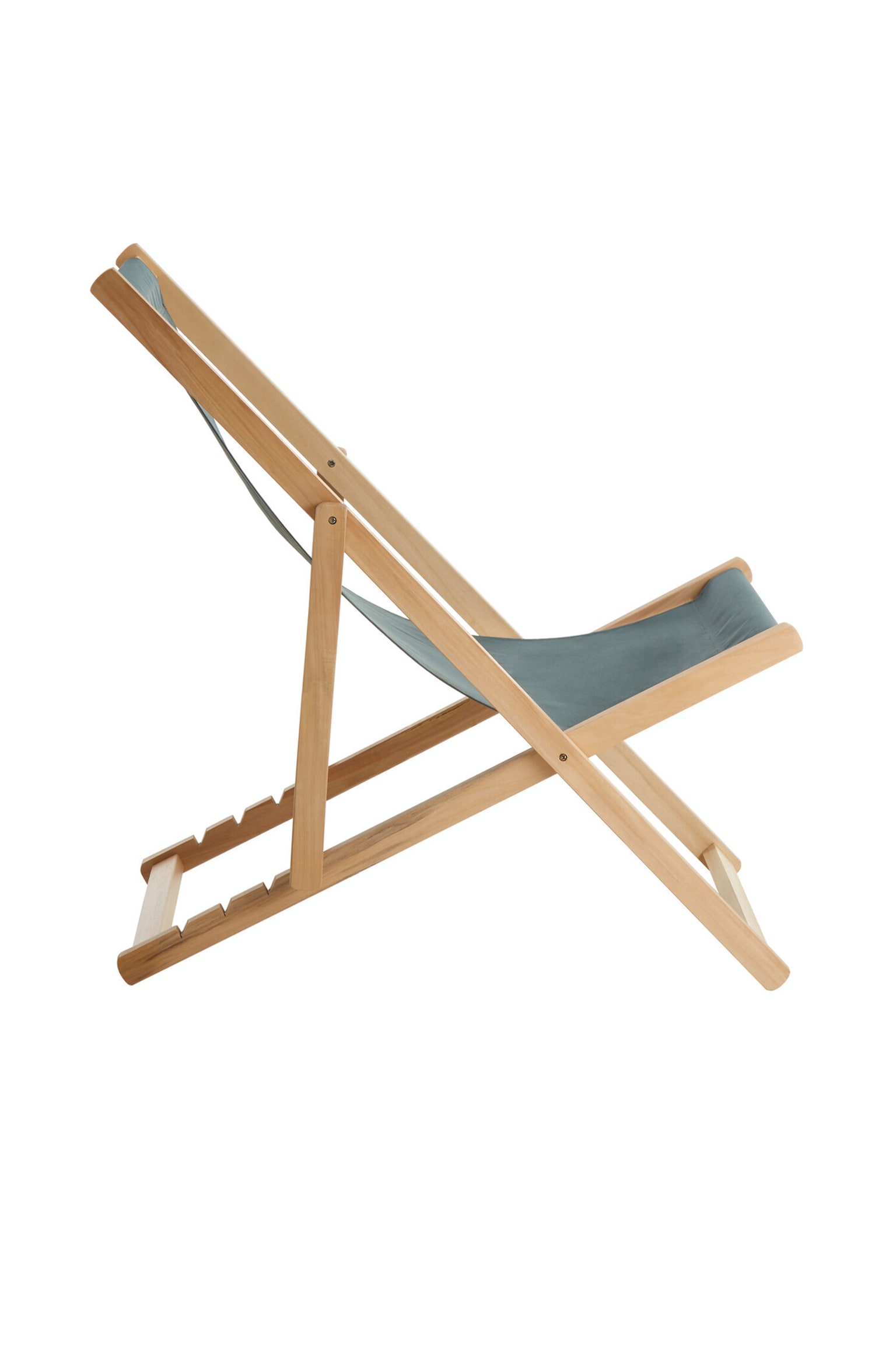 Beauport Deck Chair - Khaki And Natural - 5