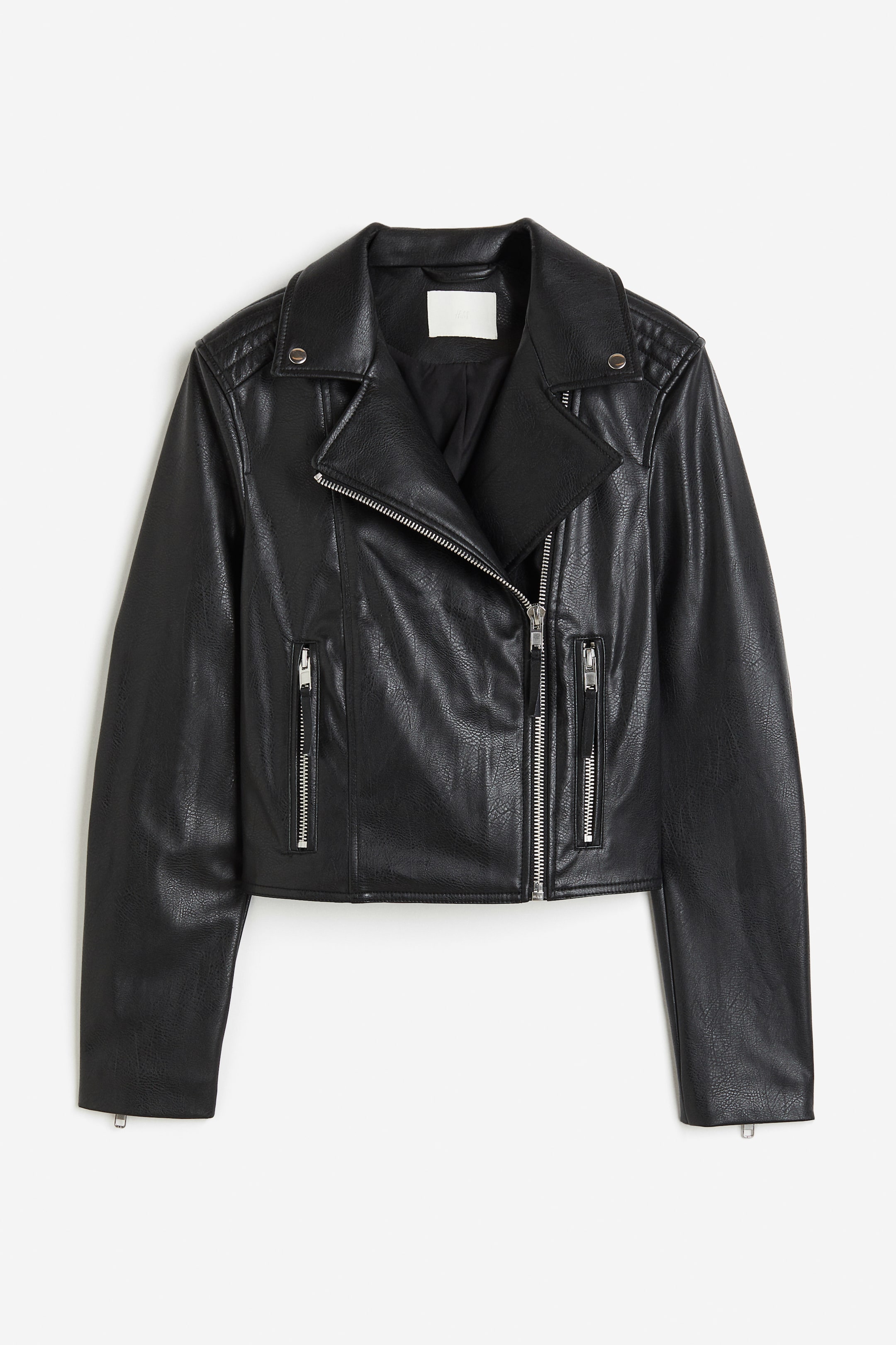 Coated Biker Jacket