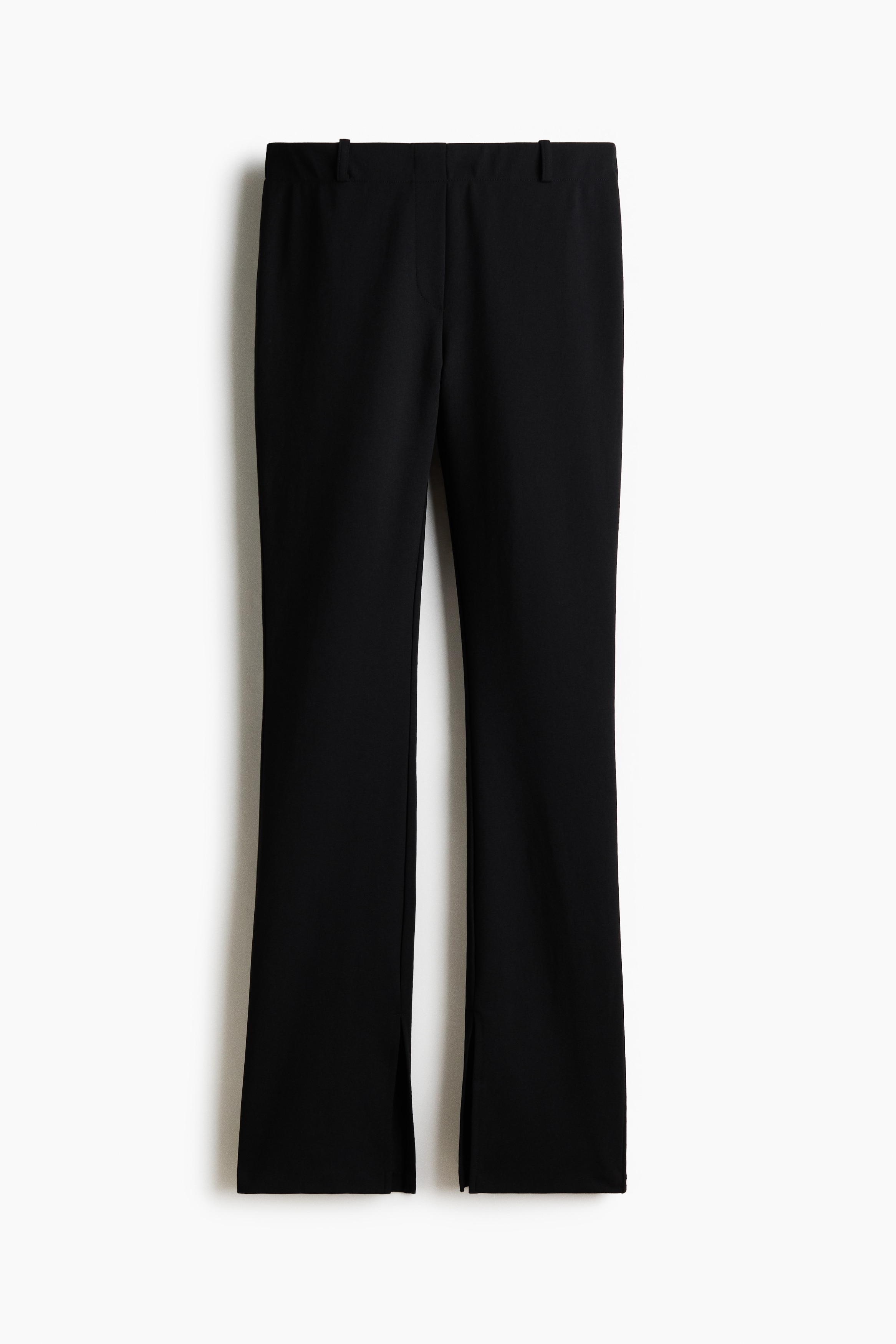 Jersey pull-on trousers - Black