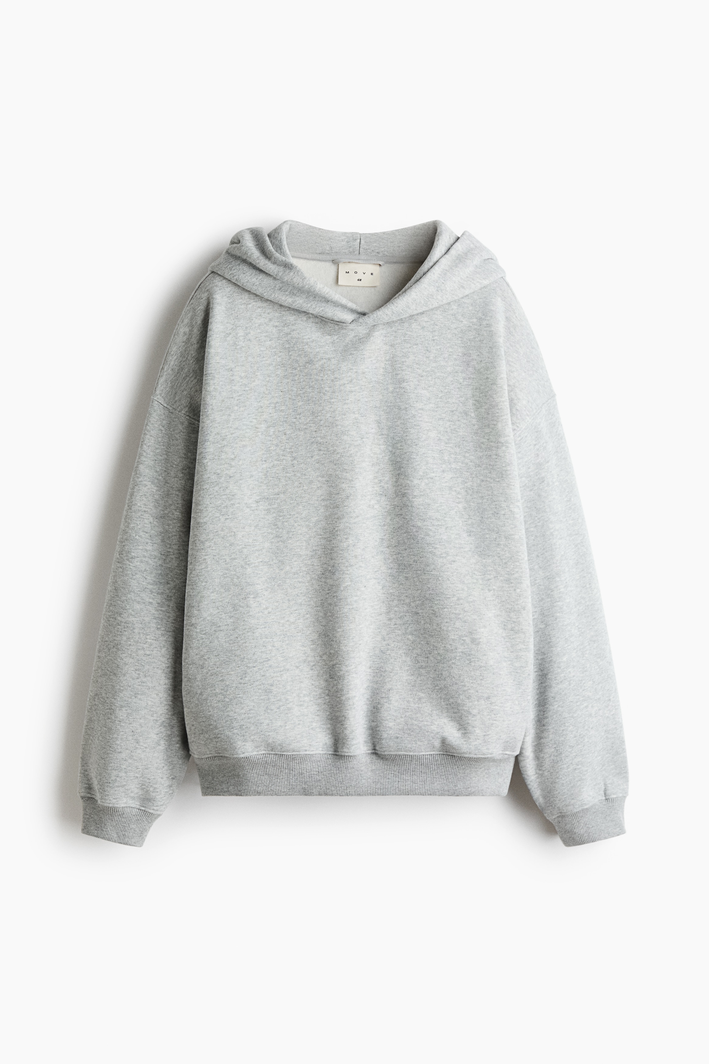 Sudadera deportiva oversized - Gris jaspeado claro