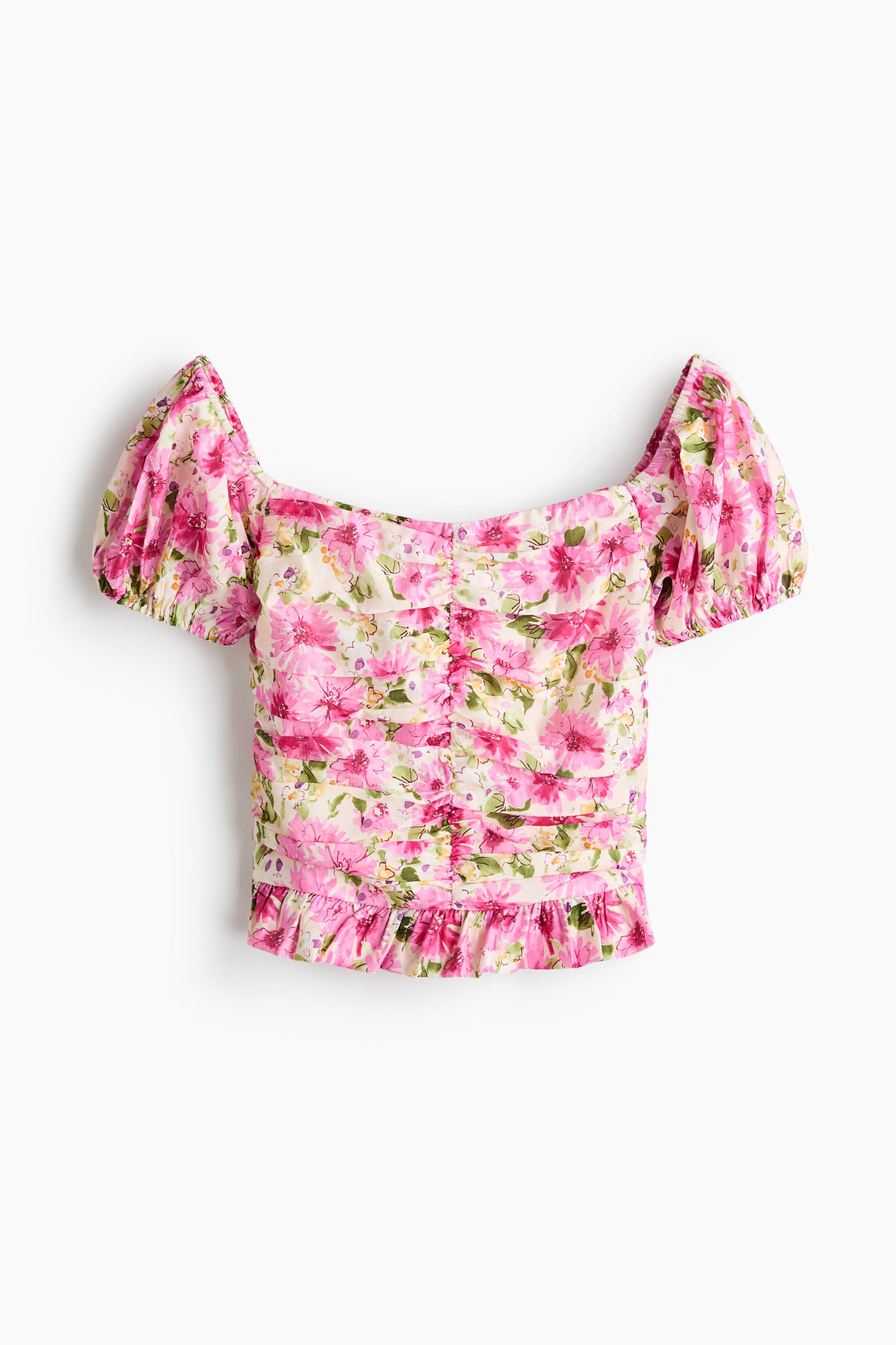 Ruched off-the-shoulder top - 2