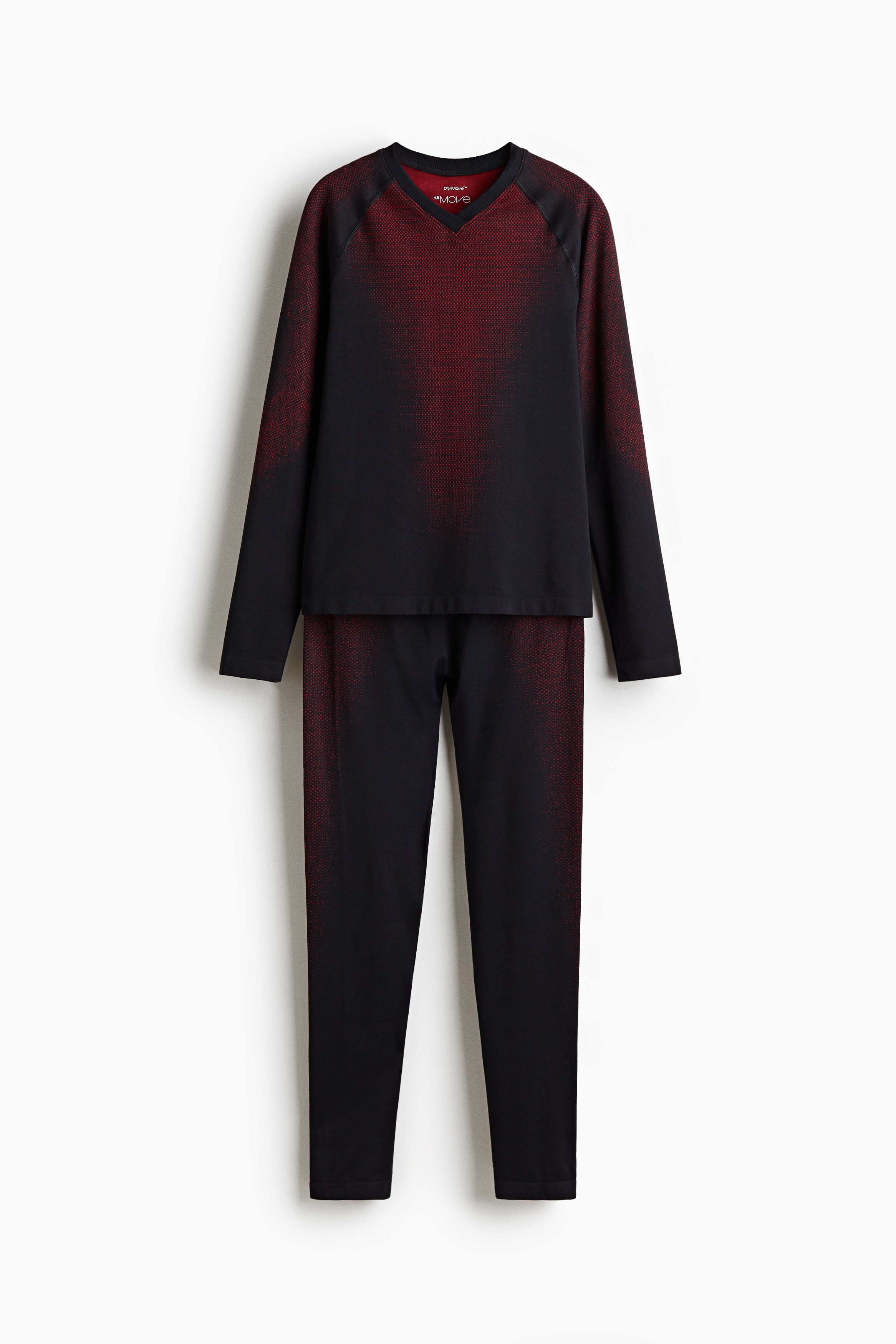 H&M Move - Chłopiec - Czarny Bielizna termiczna Seamless DryMove™ - Size: 122/128 (6-8Y)