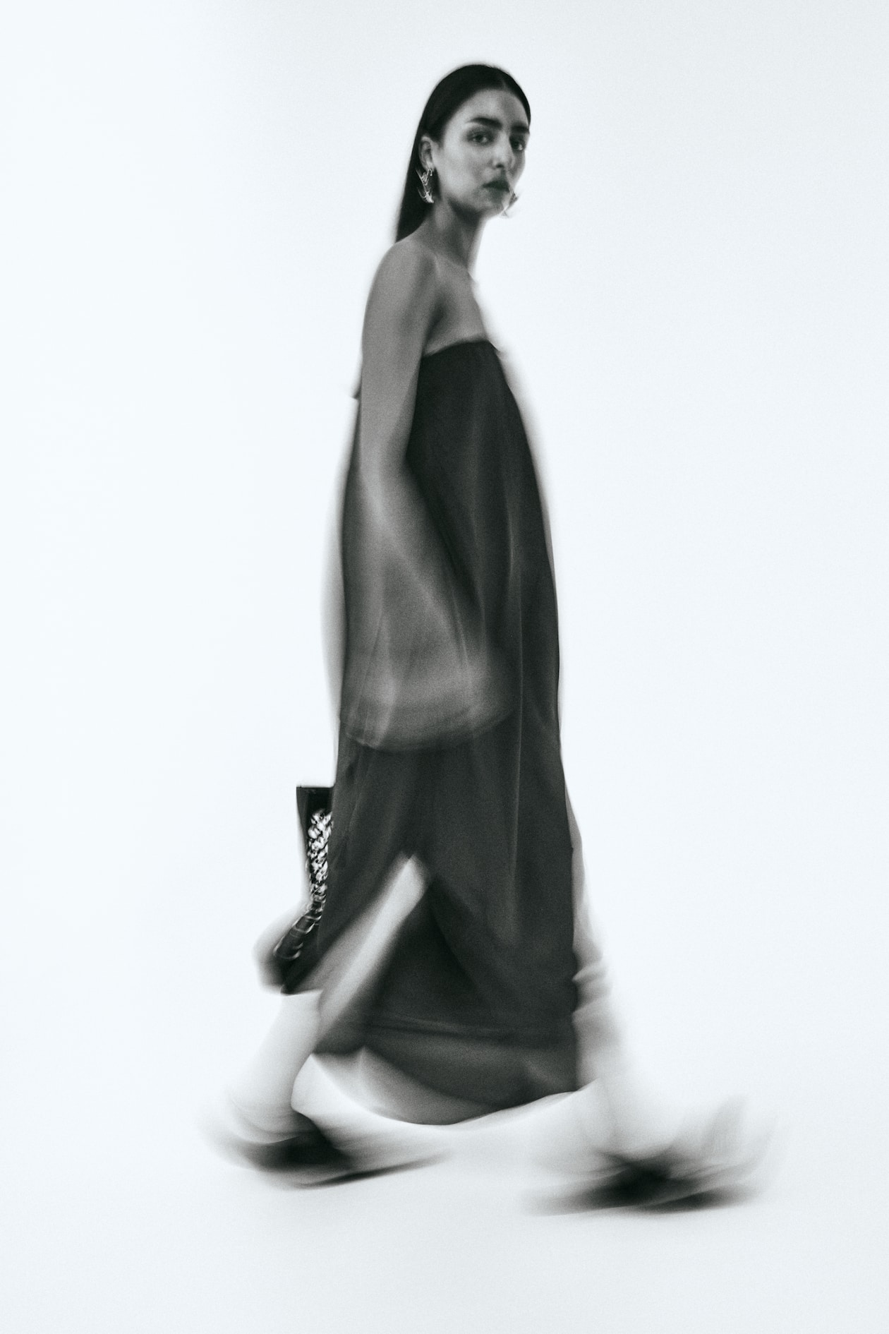 Draped Bandeau Dress - image 3