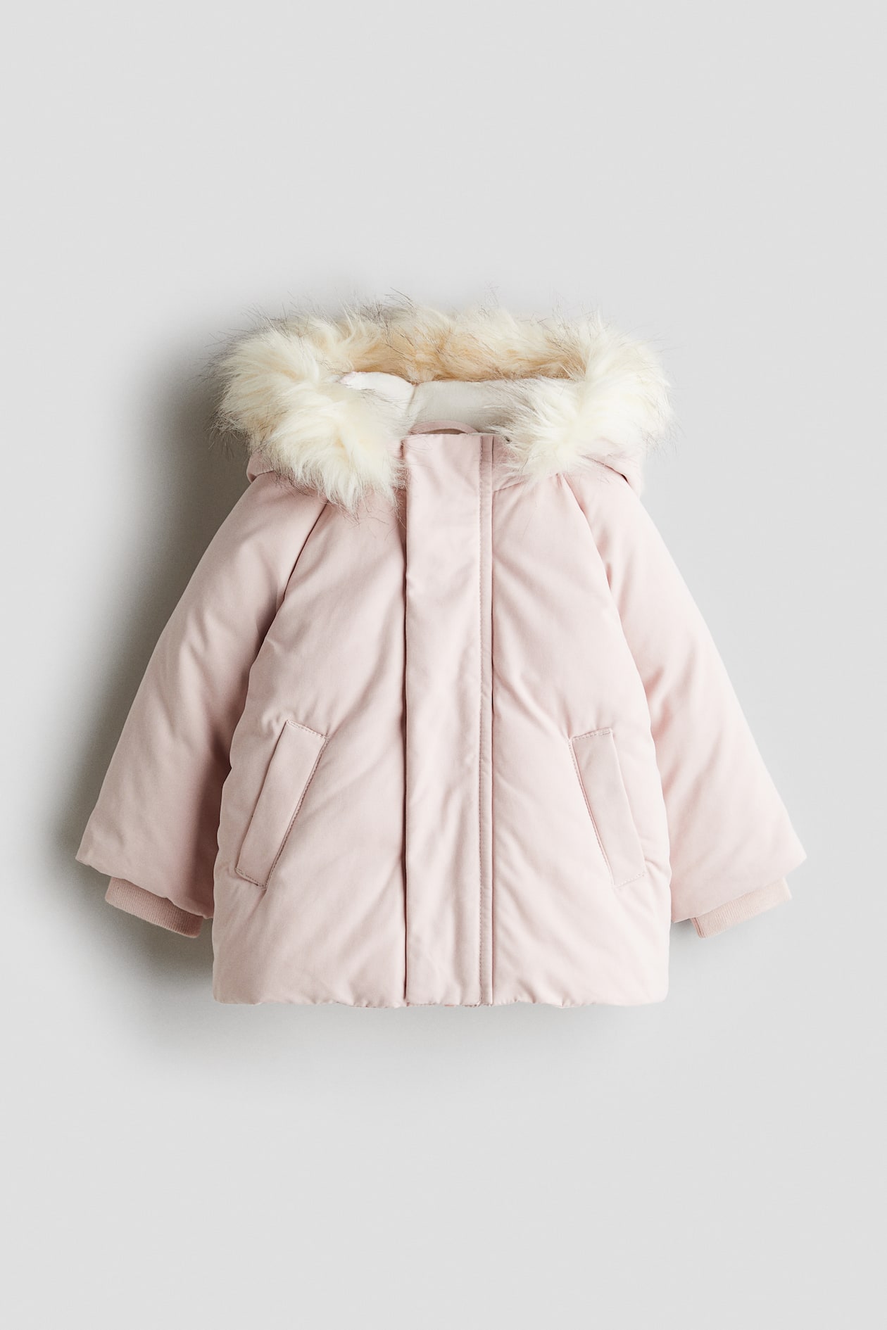Veste matelassée - Manches longues - Rose poudré - ENFANT | H&M FR