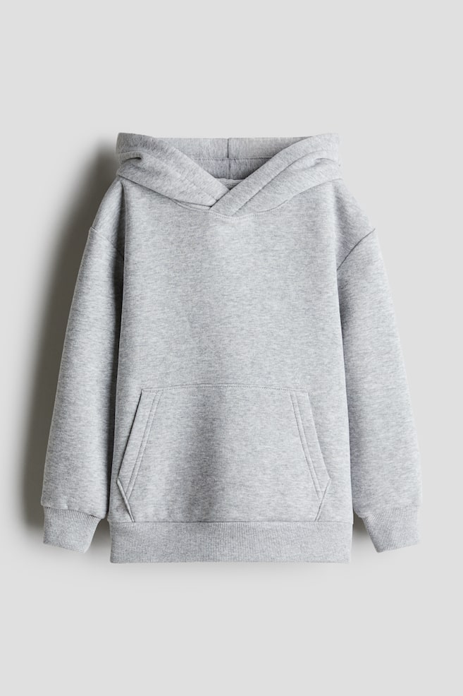 Brushed-Inside Hoodie - Light grey marl/Dark gray/Blue/Green/Brown/Navy blue/Bright blue/Black - 1