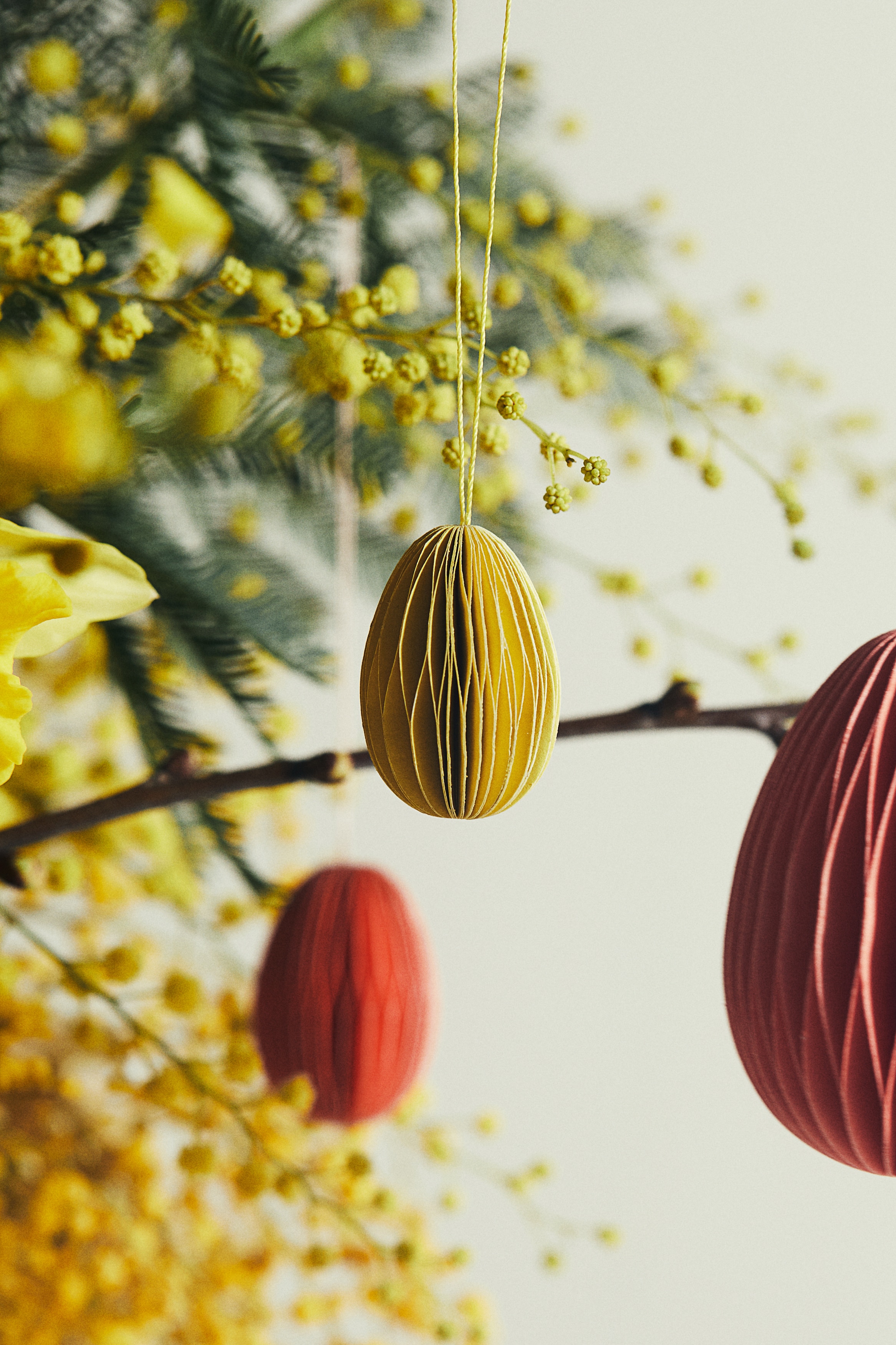 Decorazioni pasquali 6 pezzi - Rosa/rosso/giallo/Verde oliva/giallo/Giallo/Bianco/Verde