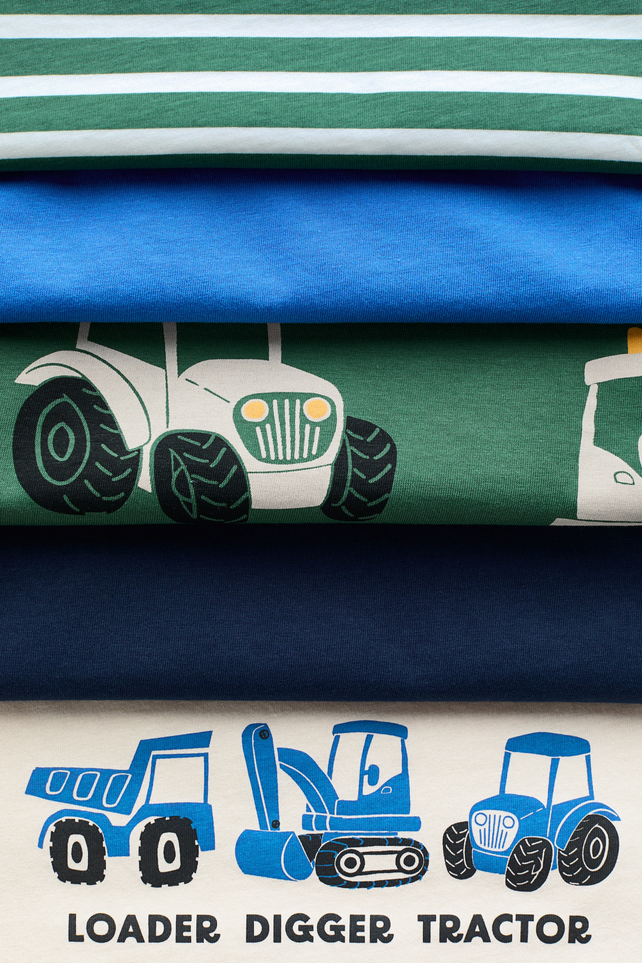 Детские футболки H&M 5-Pack Cotton T-Shirts — фото 3