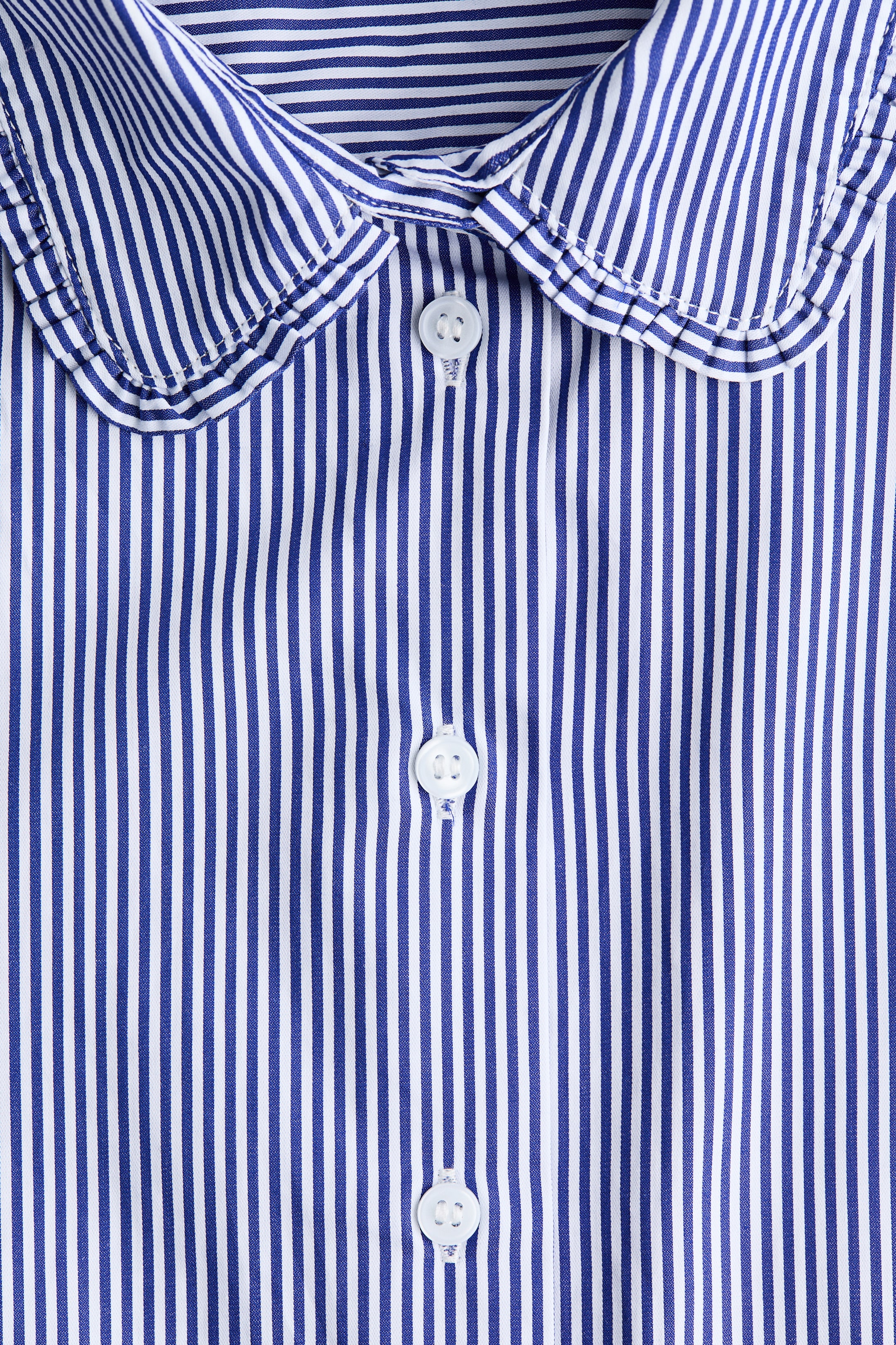 View larger image: Cotton poplin shirt - Blue/Striped - Ladies | H&M IN 5