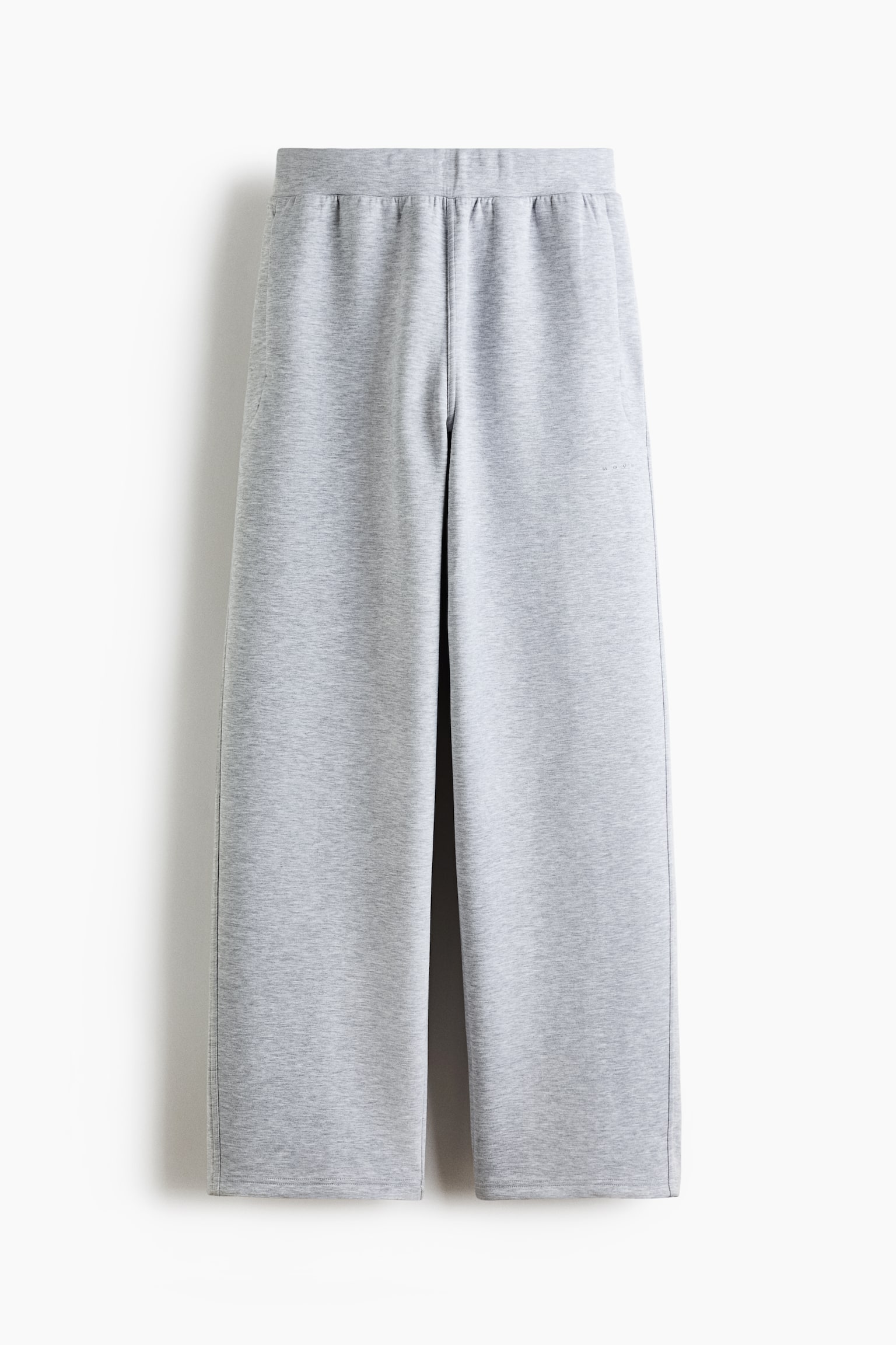 Loose-Fit Sports Joggers with DryMove™ - Light gray melange/Black/Light taupe - 1