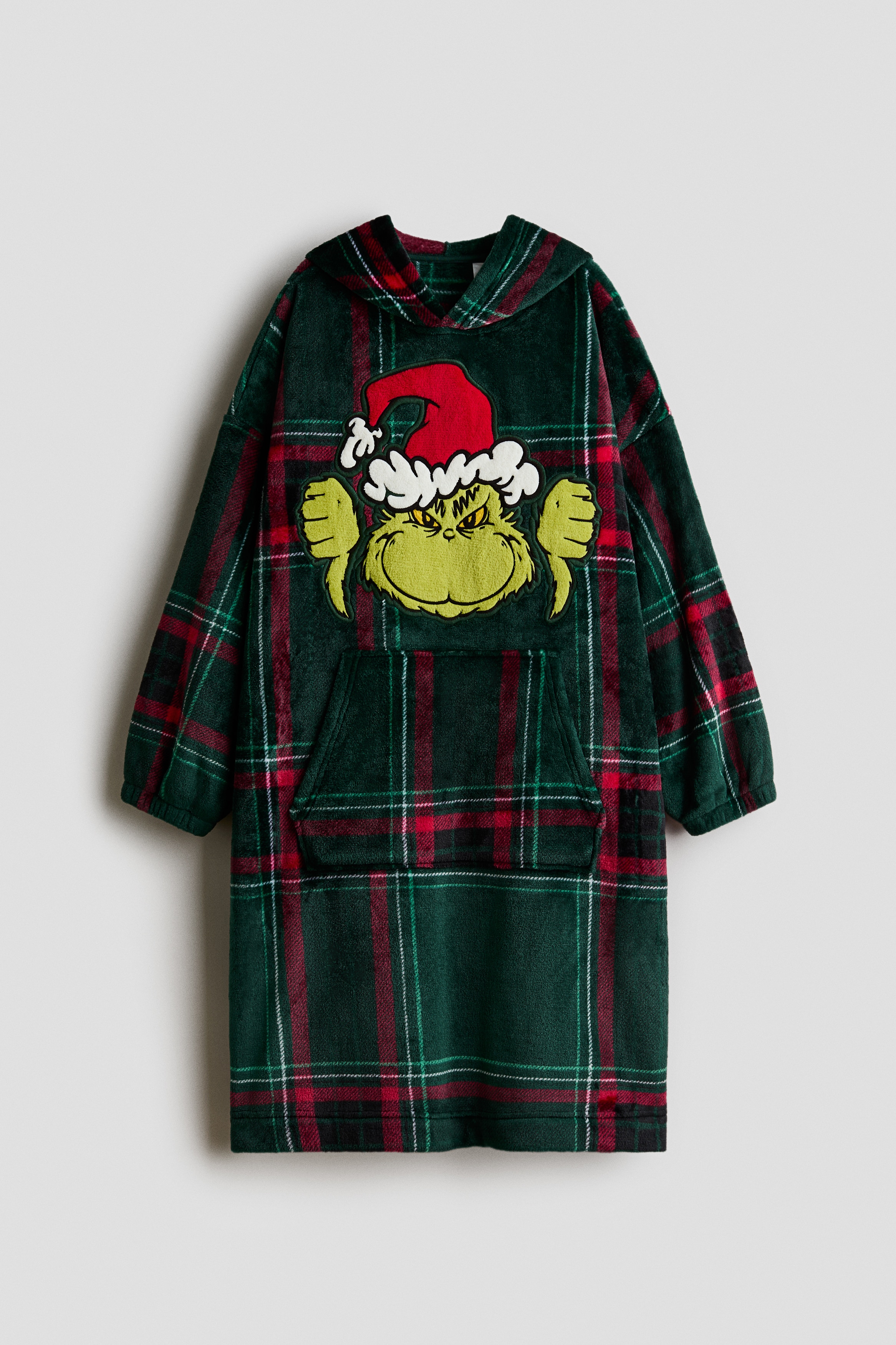 H & M - フーデッドブランケット - グリーン