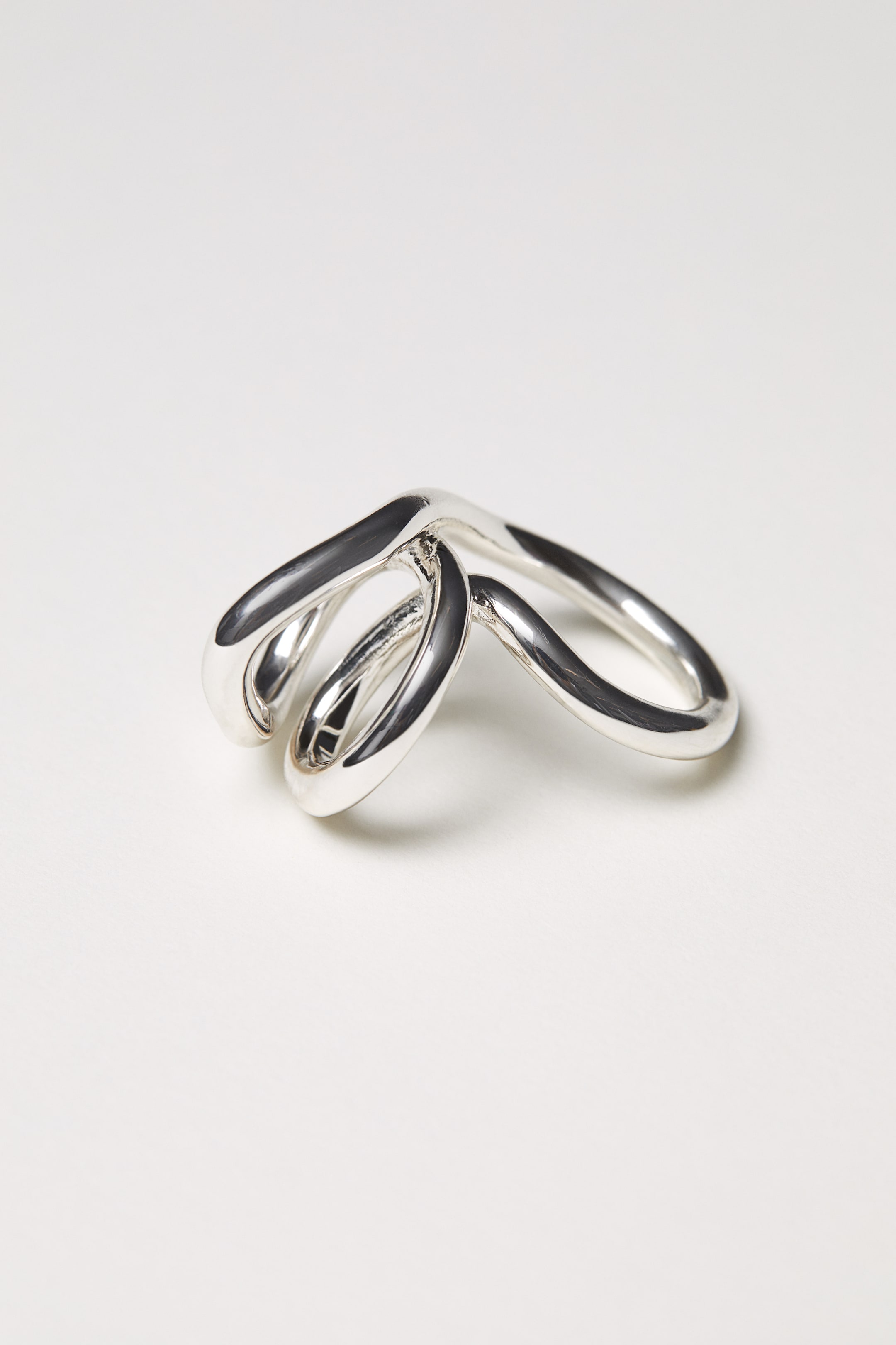 View larger image: Silver-plated Ring - Silver-colored - Ladies | H&M US 3