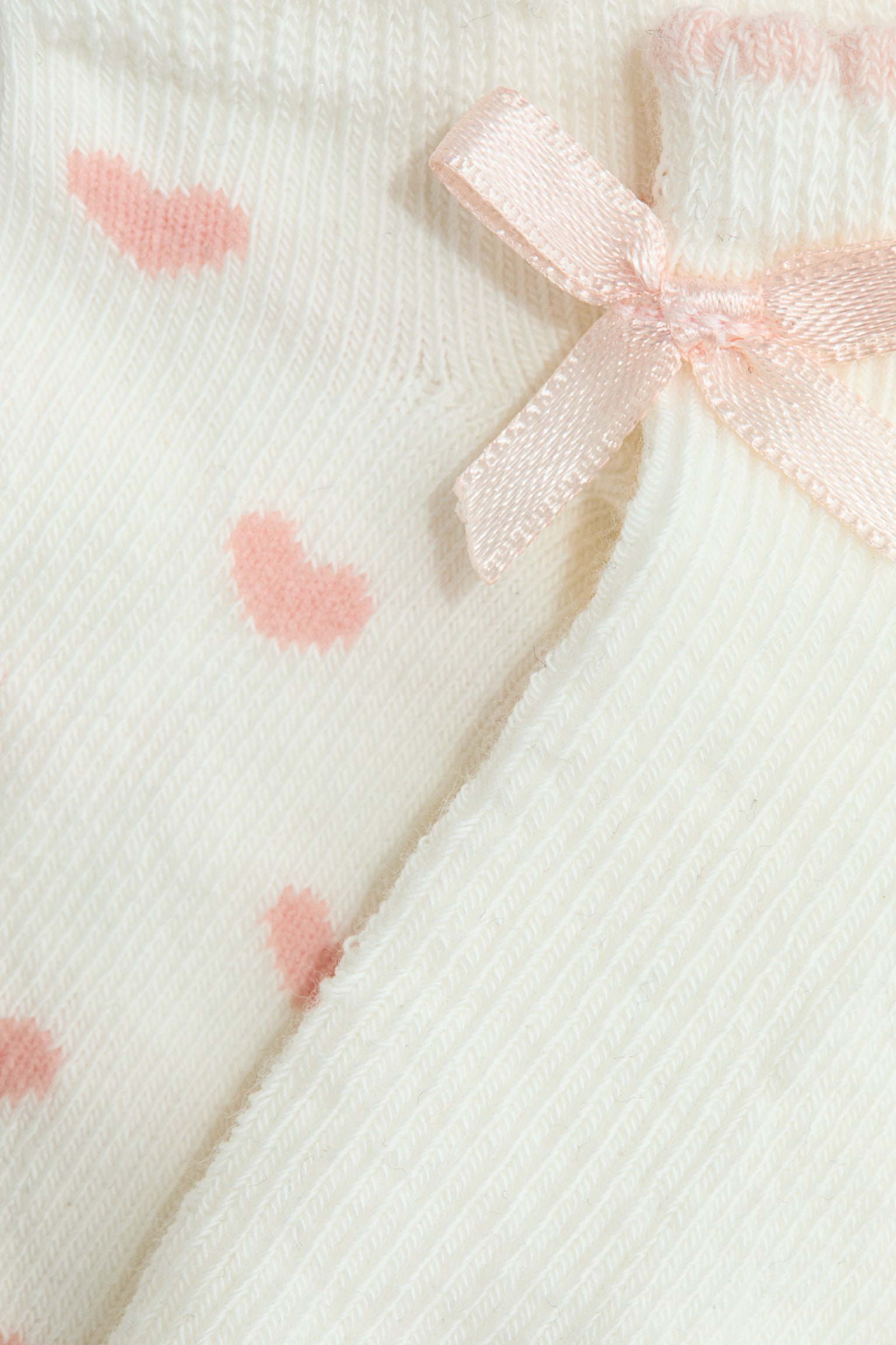 4-pack shaftless socks - Pink/Beige/Pink/Light purple/Light pink/White/Beige/White/Light blue/Pink/Light purple/Beige/White/Dusty pink/White - 3