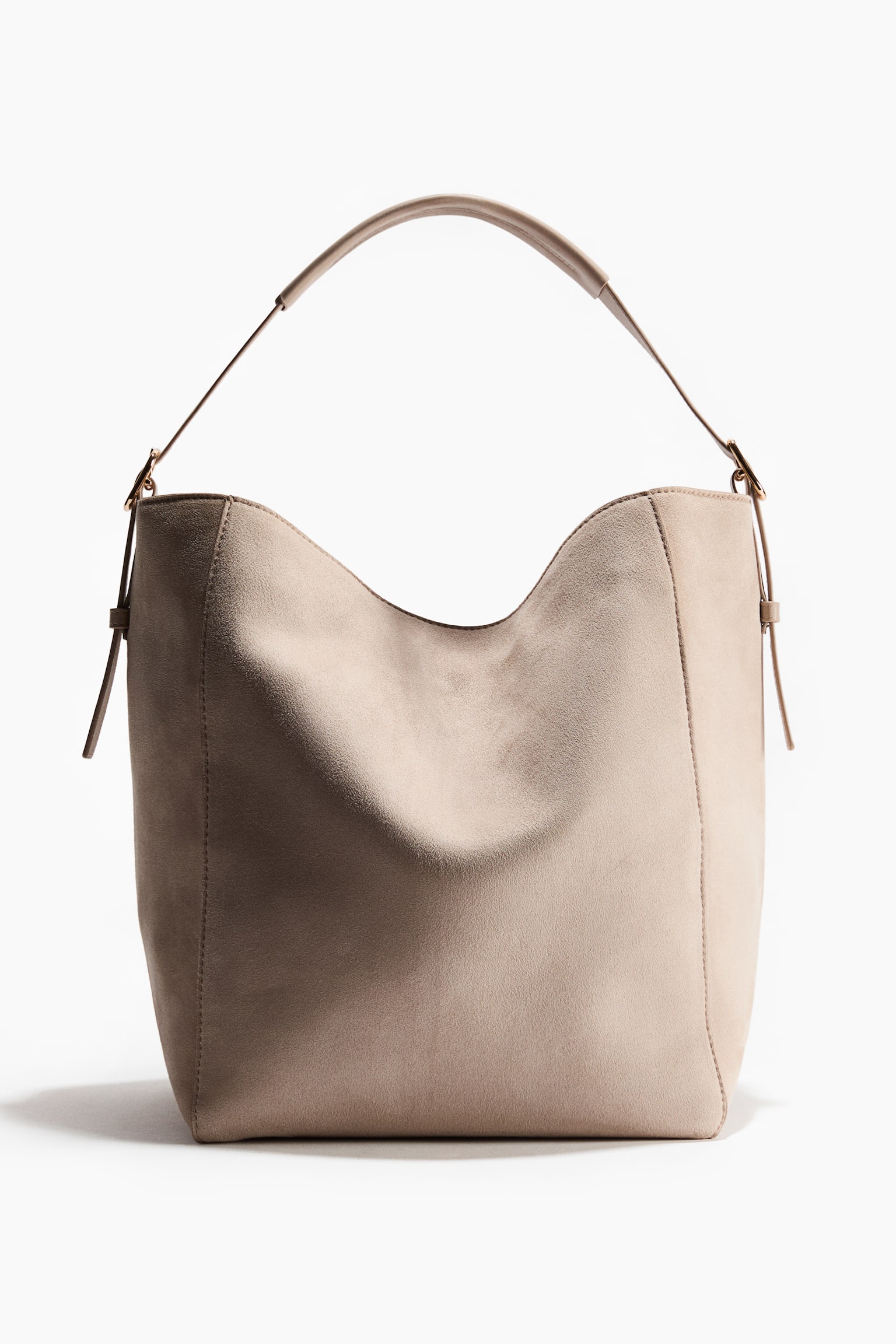 Shopper - Greige/Dark brown